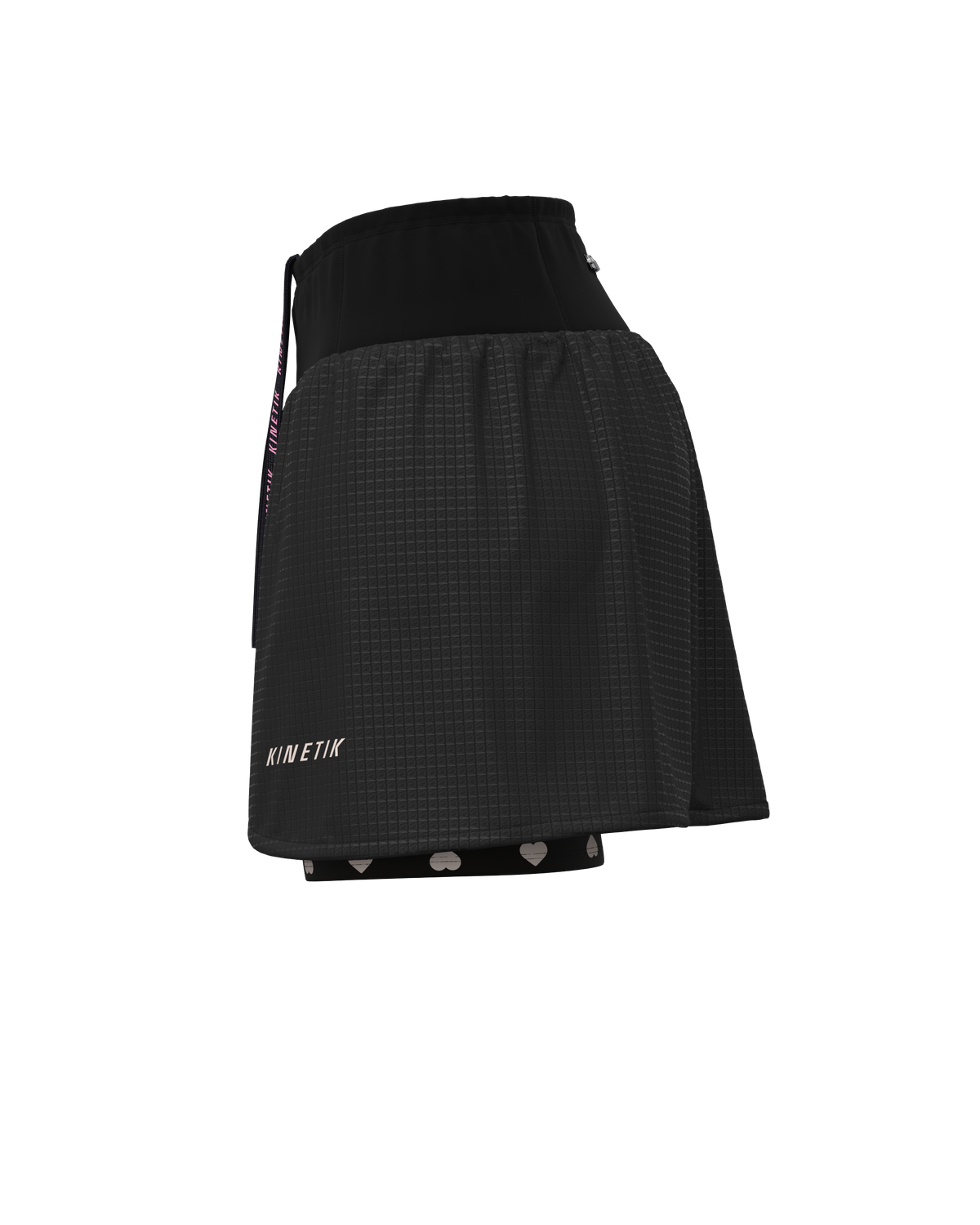 AEROK SKIRT HEARTRUNNEUSE BLACK - Jupes trail-running - 9 - kinetik-adrenalink