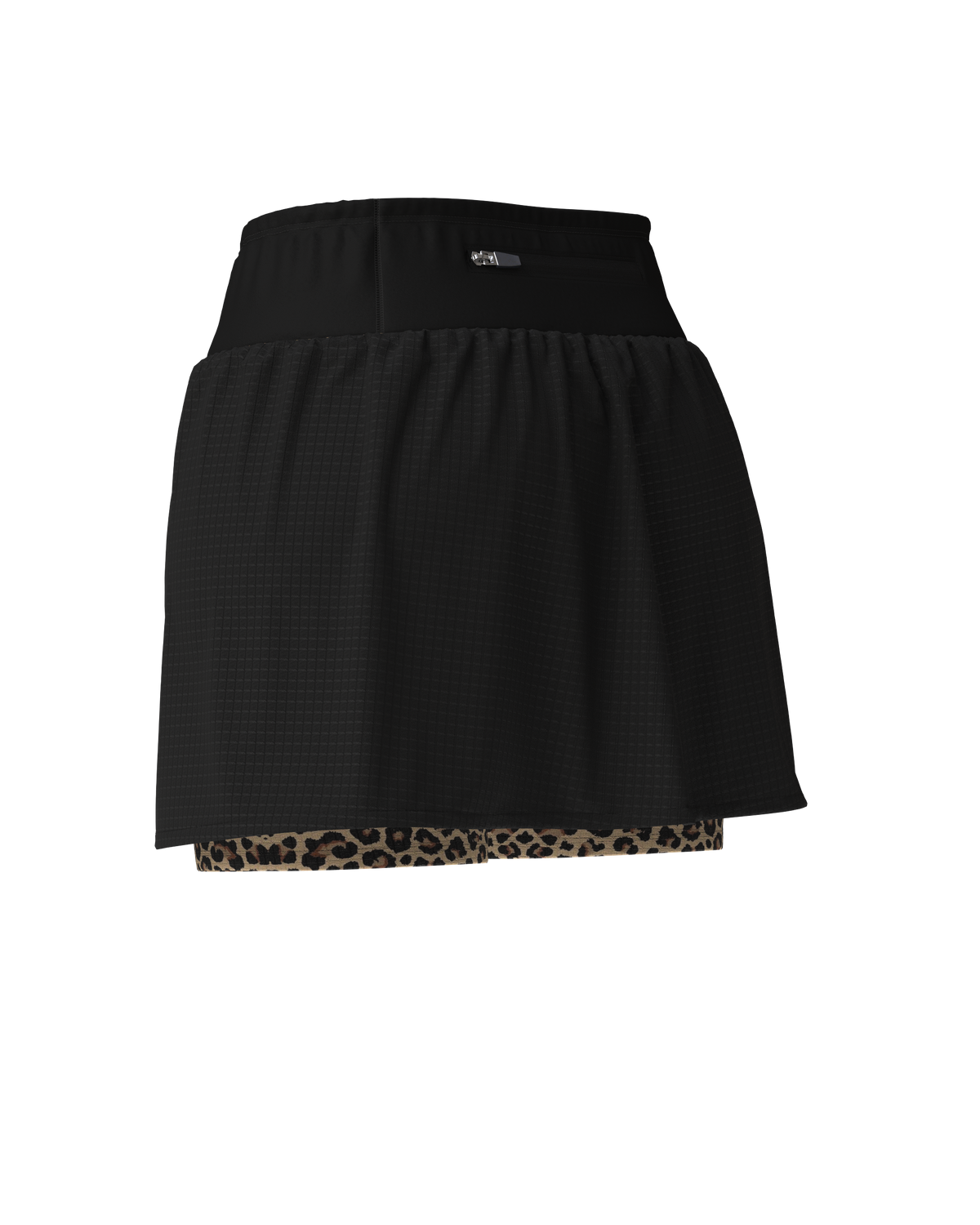 AEROK Leopard Print Women's Short Trail Running Skirt - kinetik-adrenalink