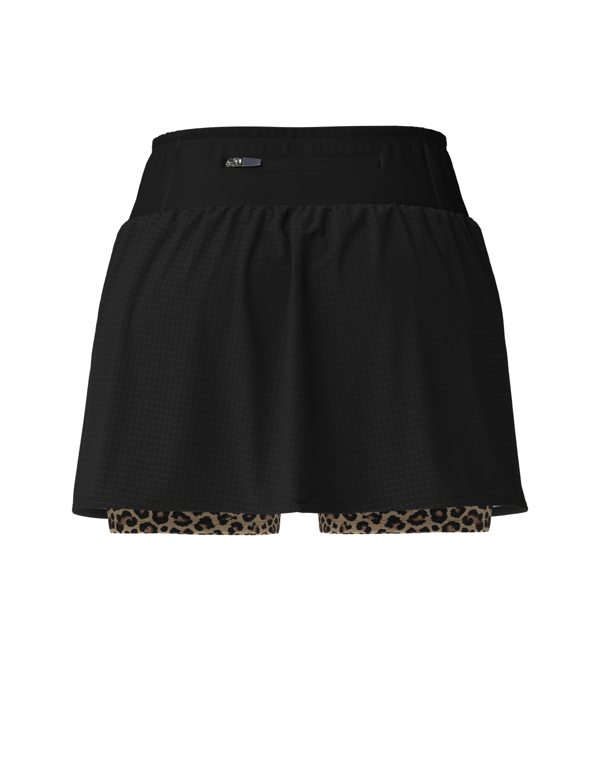 AEROK Leopard Print Women's Short Trail Running Skirt - kinetik-adrenalink