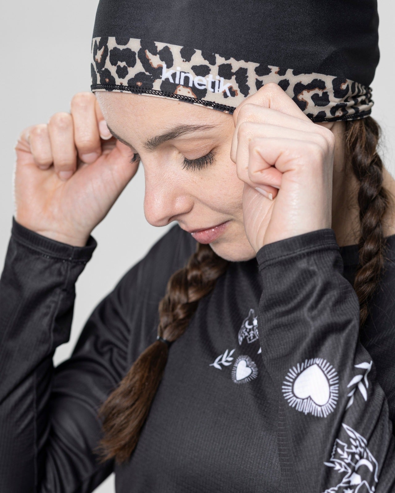 Bonnet reversible -KONVERT LEOPARD