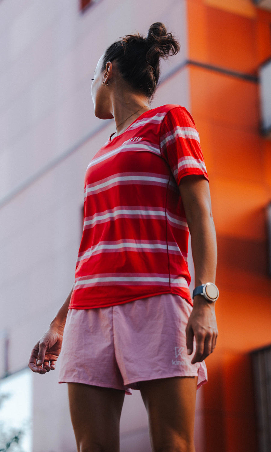 MAVRIK WOMEN RED CREAM STRIPE