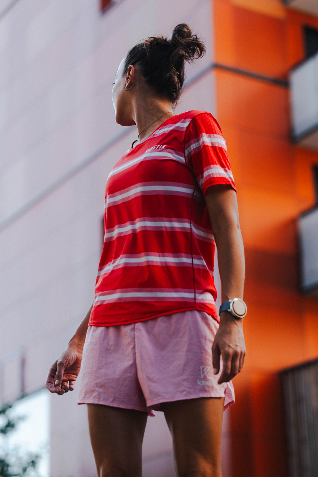 MAVRIK WOMEN RED CREAM STRIPE