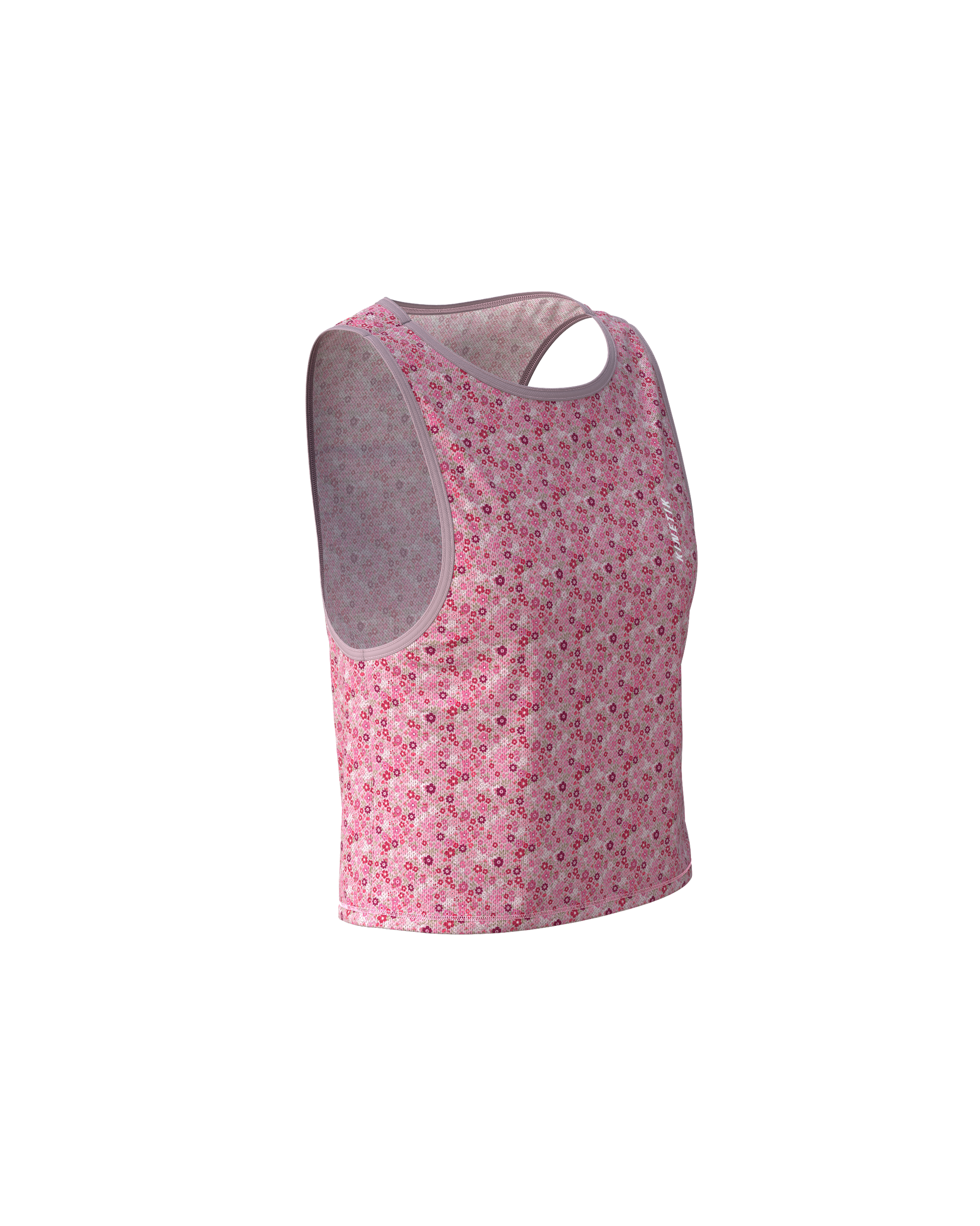 MAVRIK CROP TOP FLORAL MELLOW ROSE