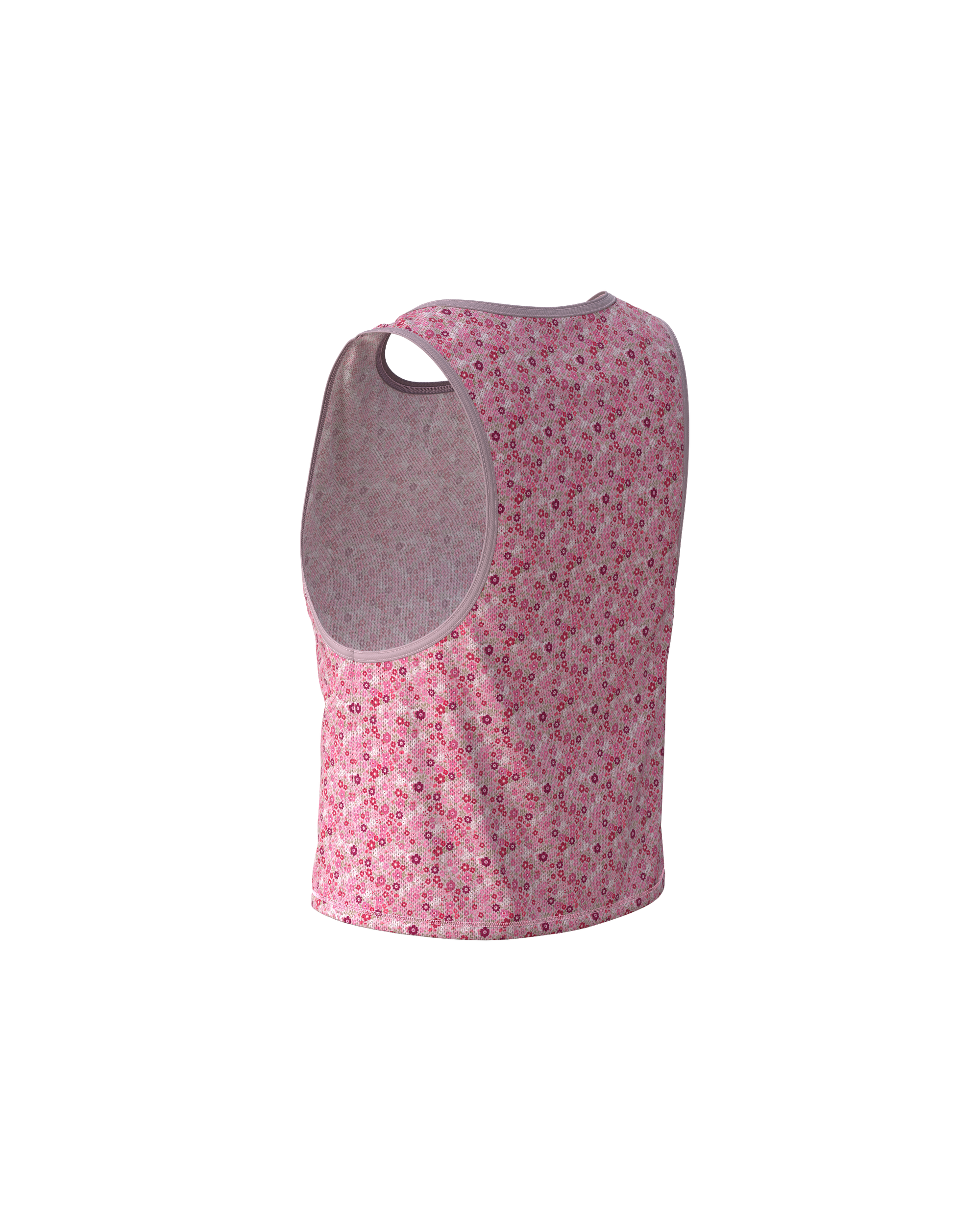 MAVRIK CROP TOP FLORAL MELLOW ROSE