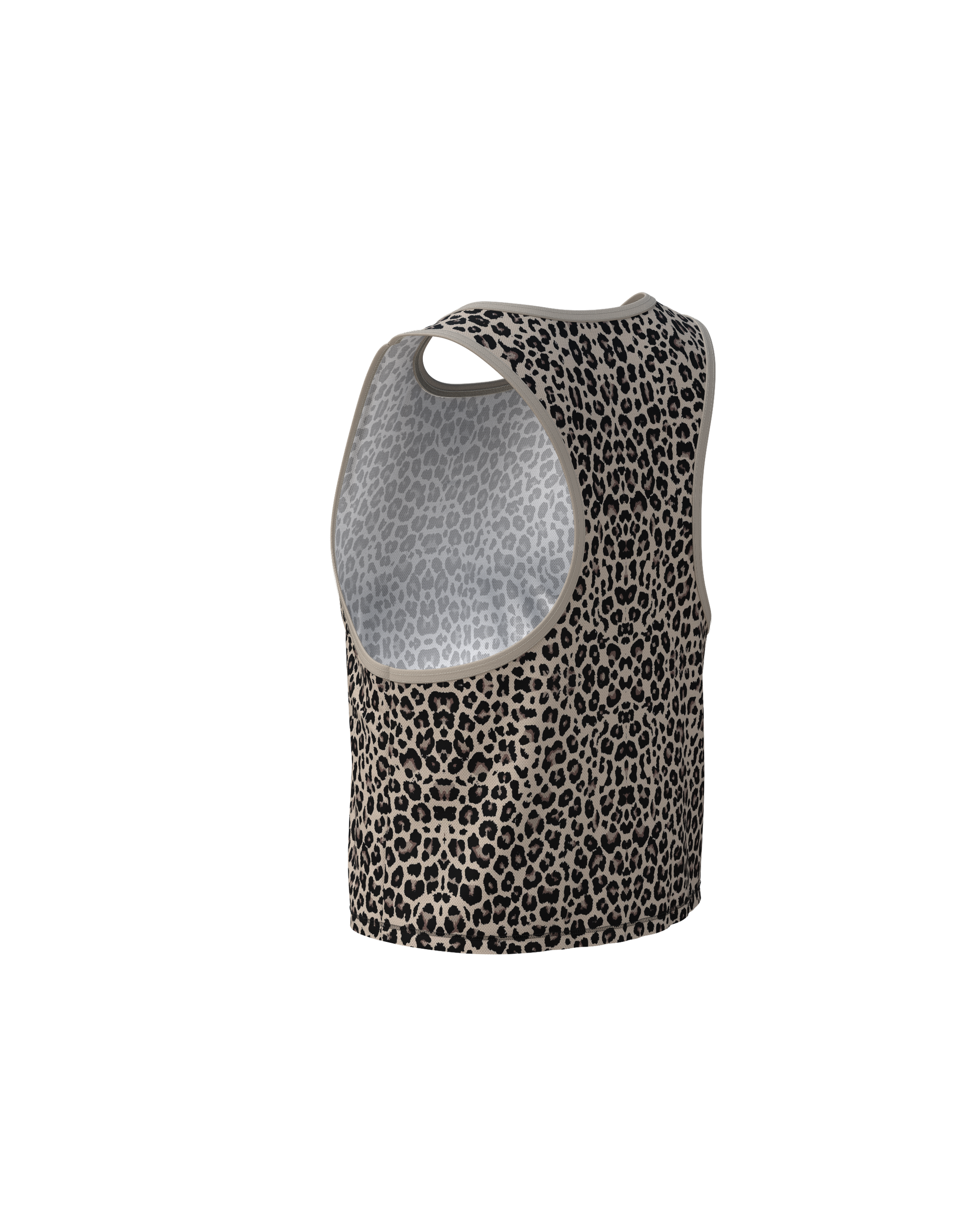 MAVRIK LEOPARD CROP TOP
