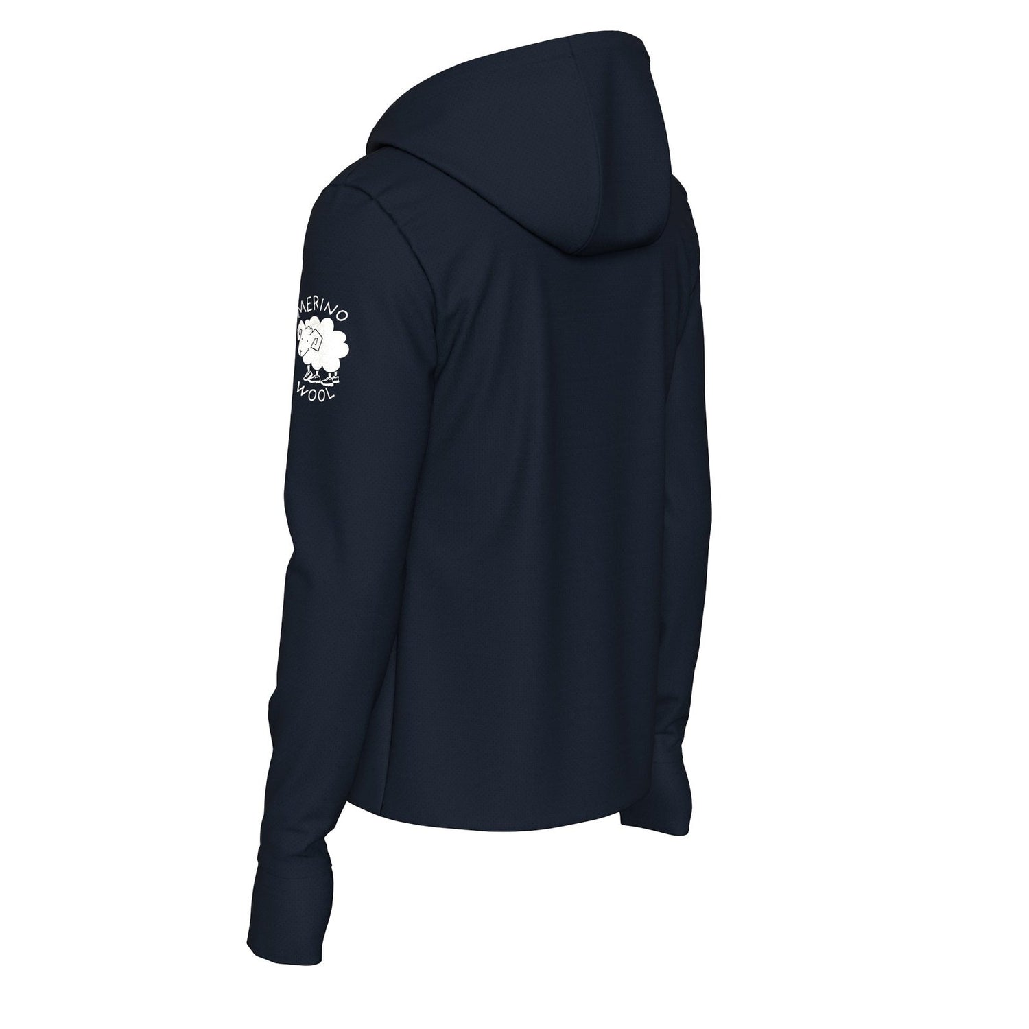 MERINOWOOL MEN BASLAYER HOODY NAVY