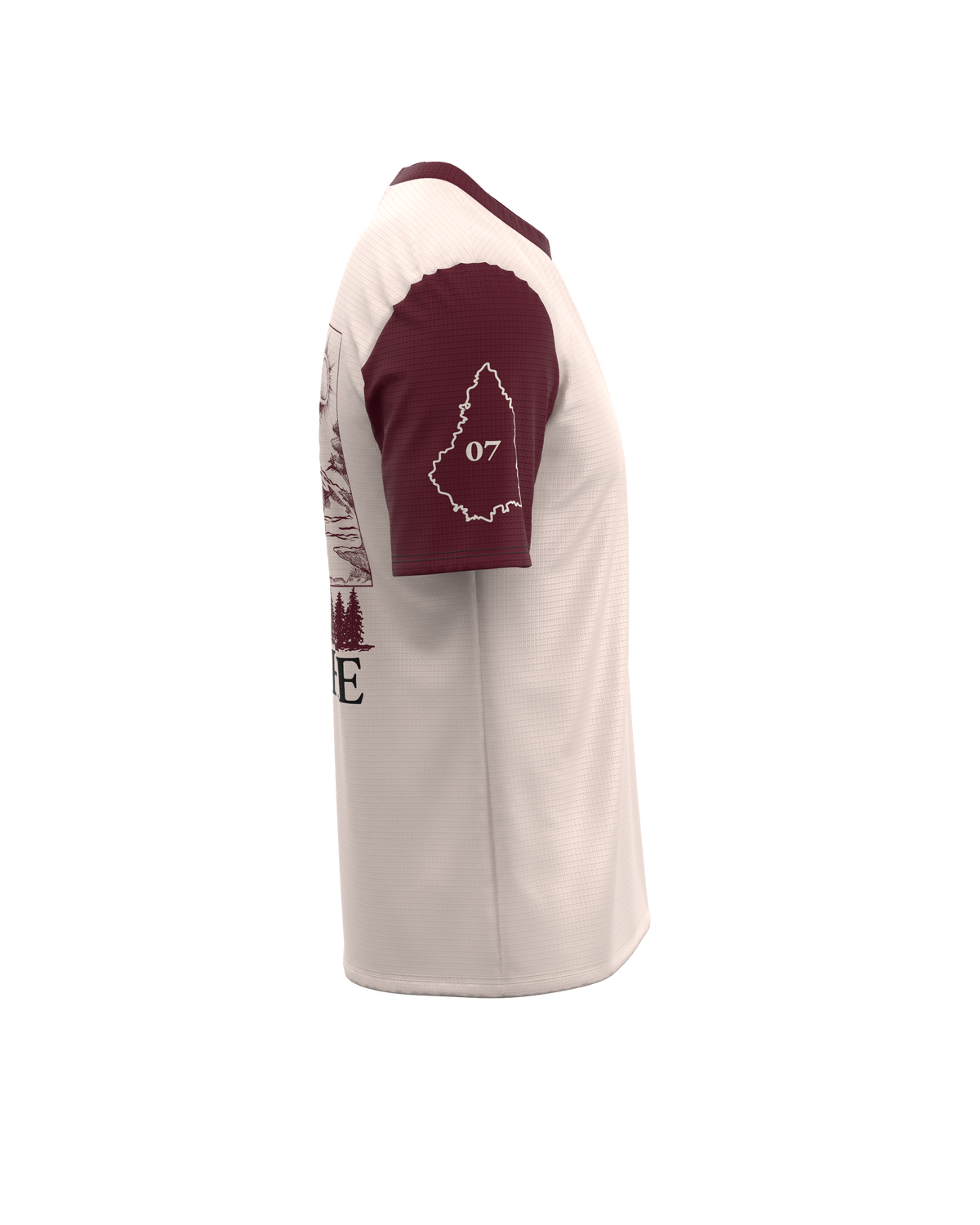 FALKON MEN ARDECHE BORDEAUX - Maillots trail-running - 5 - kinetik-adrenalink