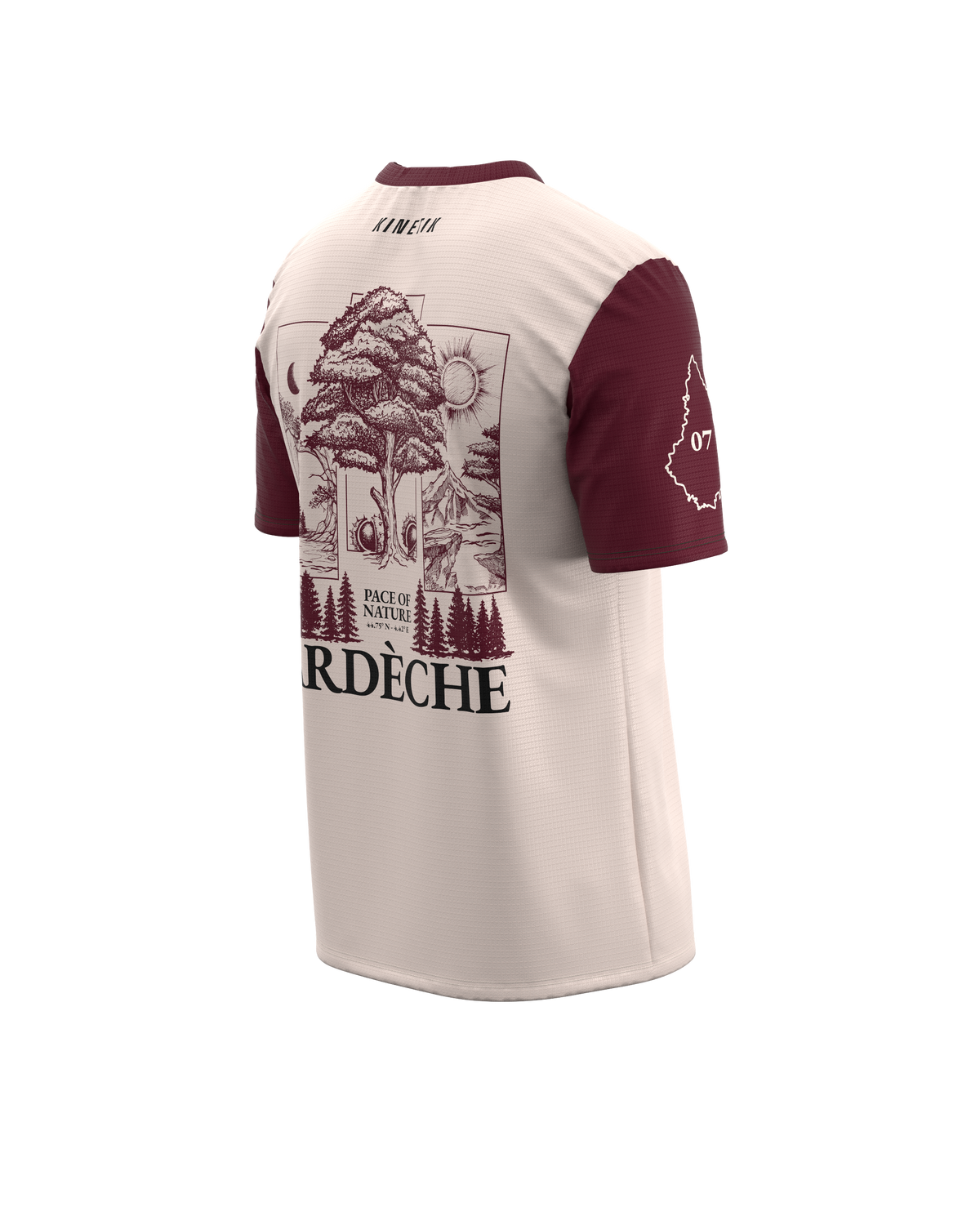 FALKON MEN ARDECHE BORDEAUX - Maillots trail-running - 6 - kinetik-adrenalink