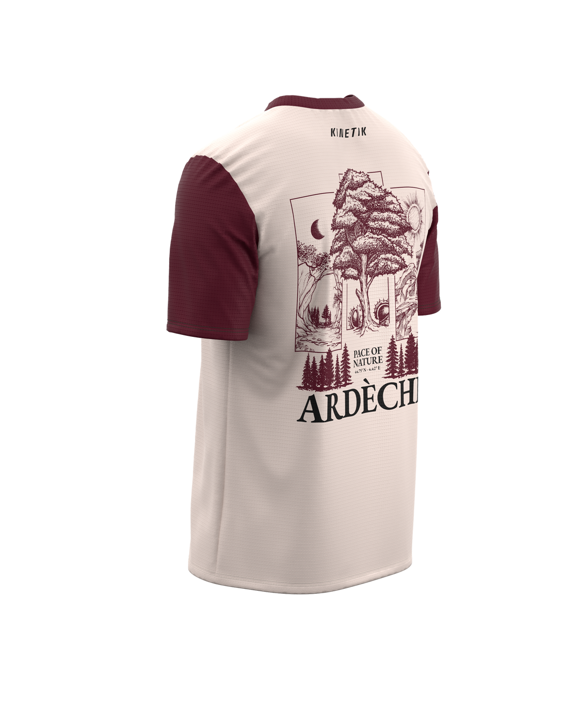 FALKON MEN ARDECHE BORDEAUX - Maillots trail-running - 7 - kinetik-adrenalink