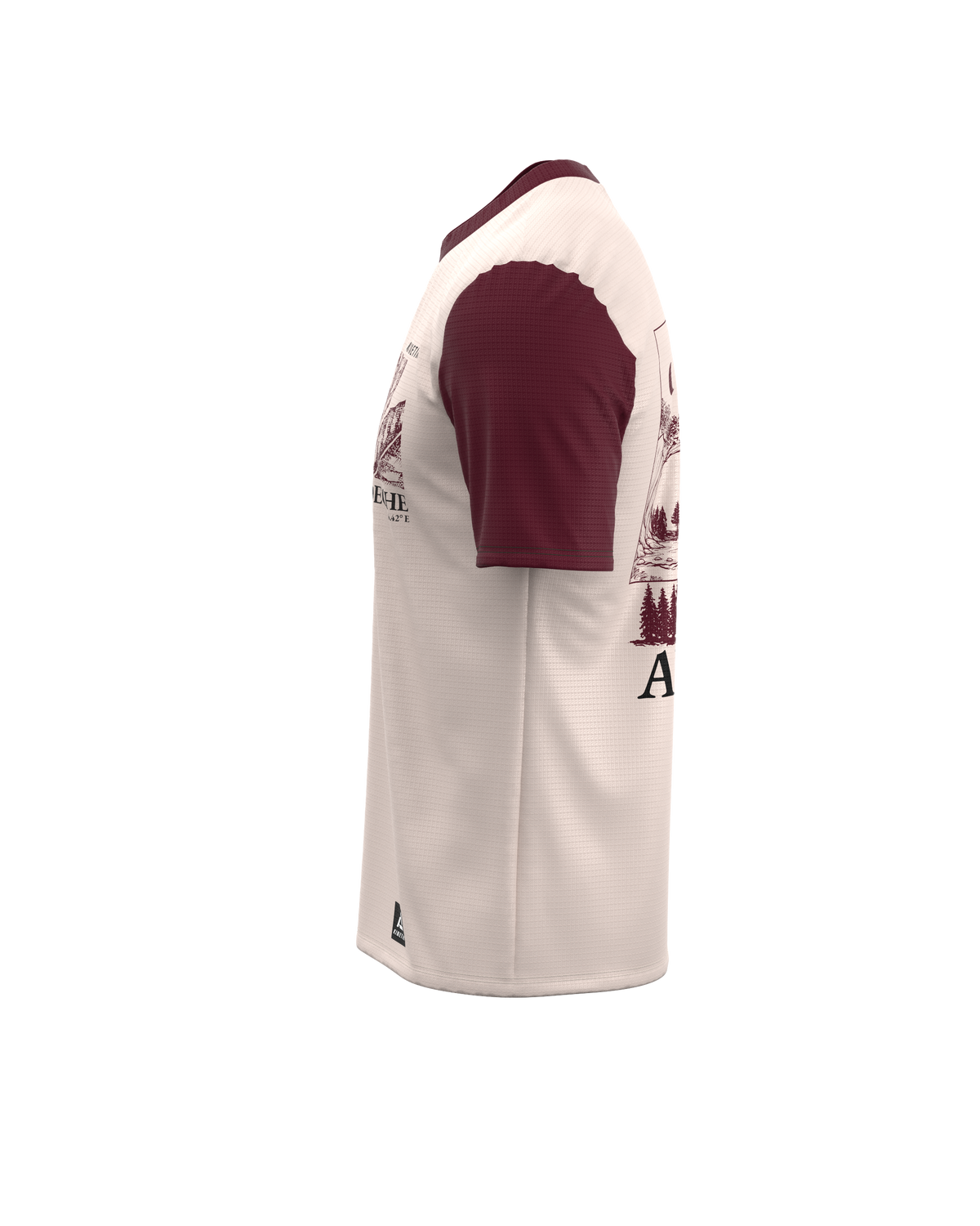 FALKON MEN ARDECHE BORDEAUX - Maillots trail-running - 8 - kinetik-adrenalink