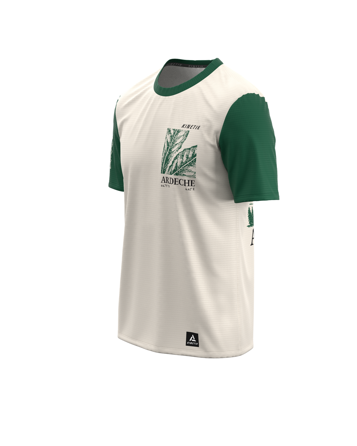 FALKON MEN ARDECHE GREEN - Maillots trail-running - 1 - kinetik-adrenalink