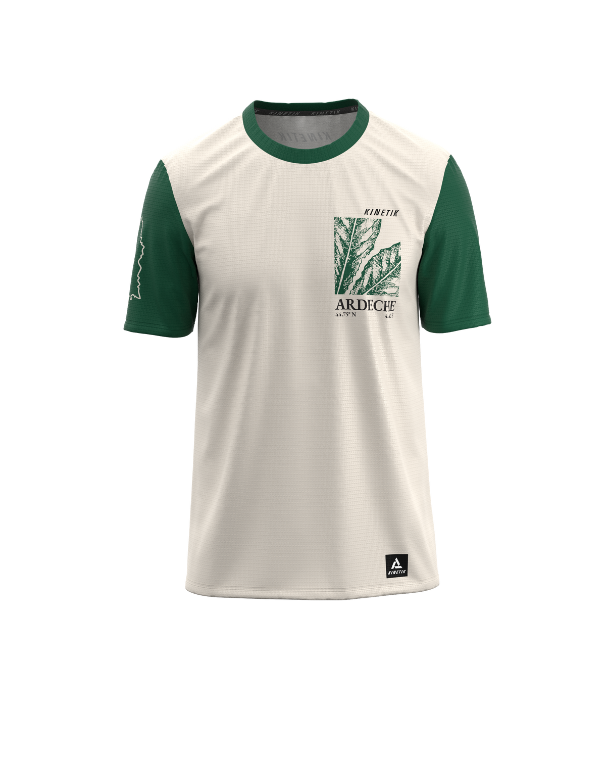 FALKON MEN ARDECHE GREEN - Maillots trail-running - 3 - kinetik-adrenalink