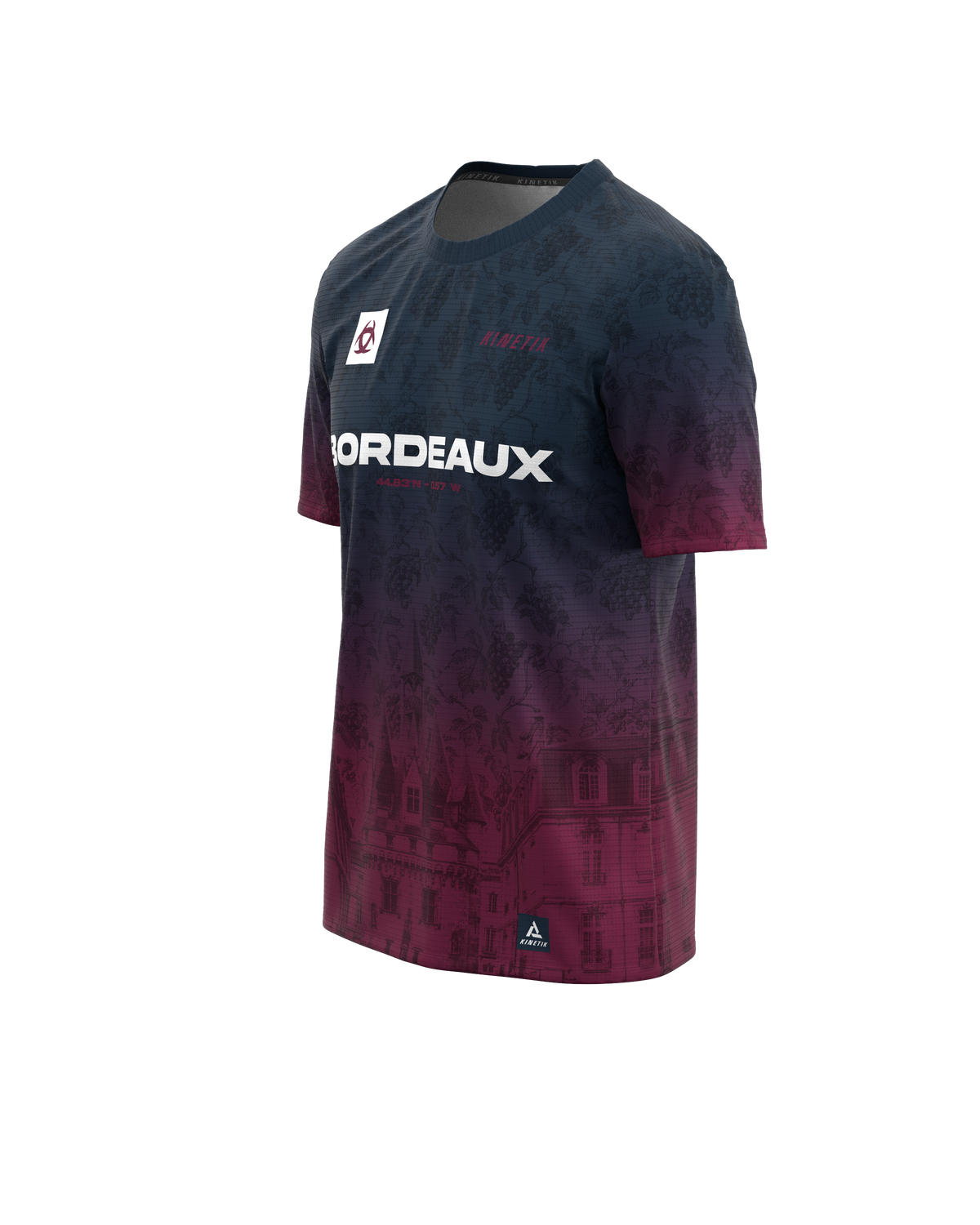 FALKON MEN BORDEAUX - Maillots trail-running - 1 - kinetik-adrenalink