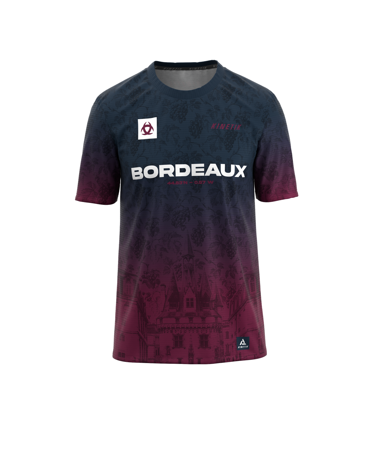 FALKON MEN BORDEAUX - Maillots trail-running - 2 - kinetik-adrenalink