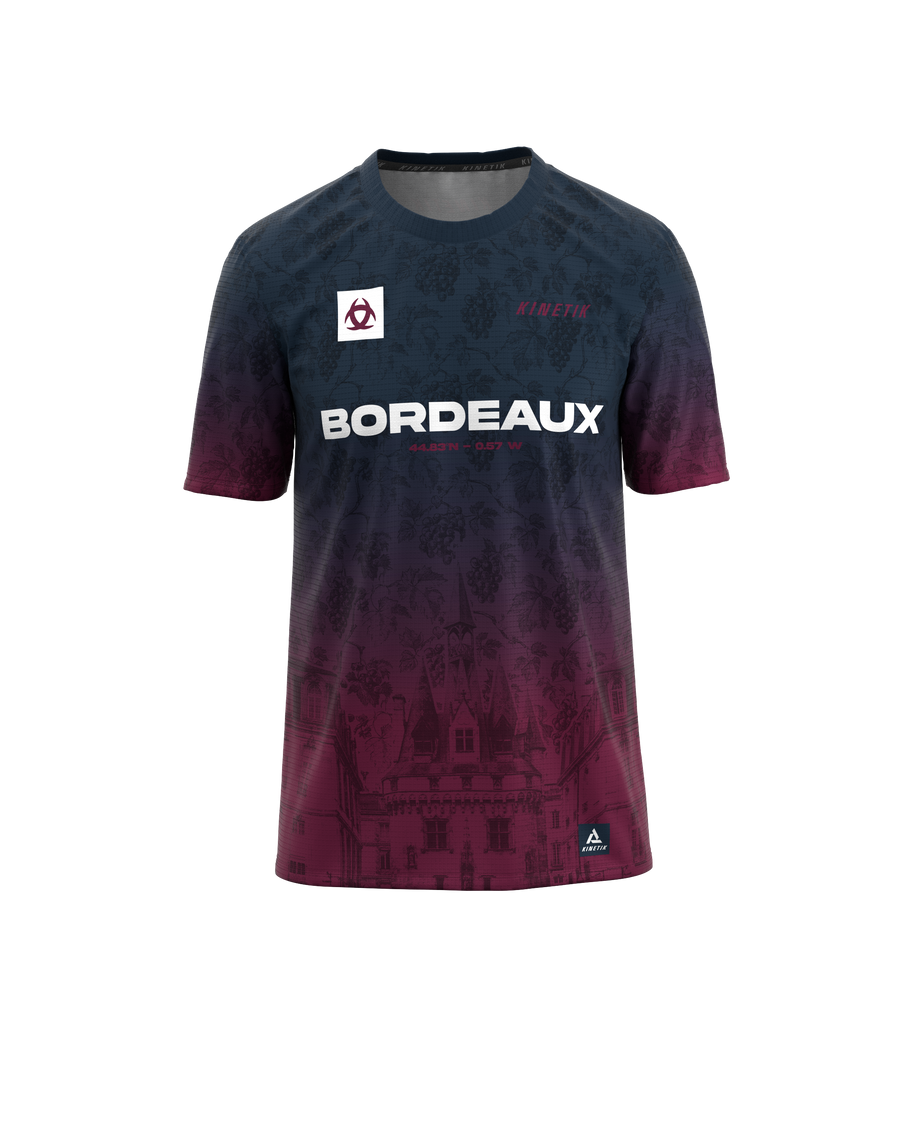 FALKON MEN BORDEAUX - Maillots trail-running - 2 - kinetik-adrenalink