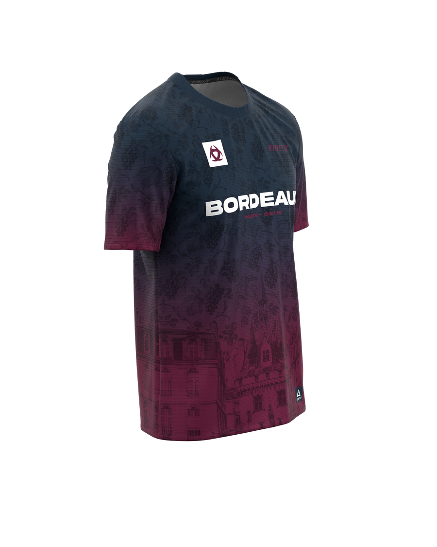FALKON MEN BORDEAUX - Maillots trail-running - 3 - kinetik-adrenalink