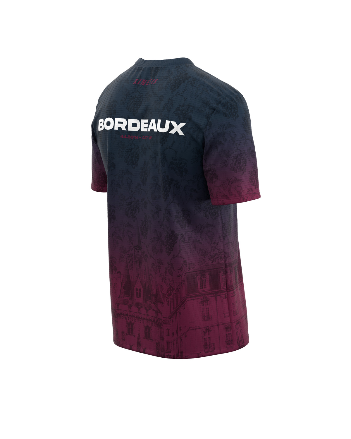 FALKON MEN BORDEAUX - Maillots trail-running - 5 - kinetik-adrenalink