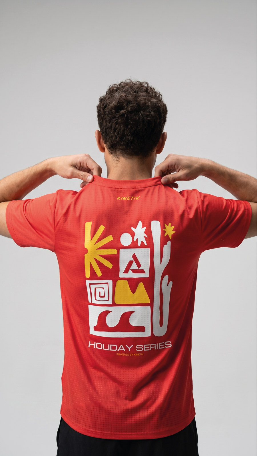 FALKON MEN HOLIDAY SERIES RED - Maillots trail-running - 2 - kinetik-adrenalink
