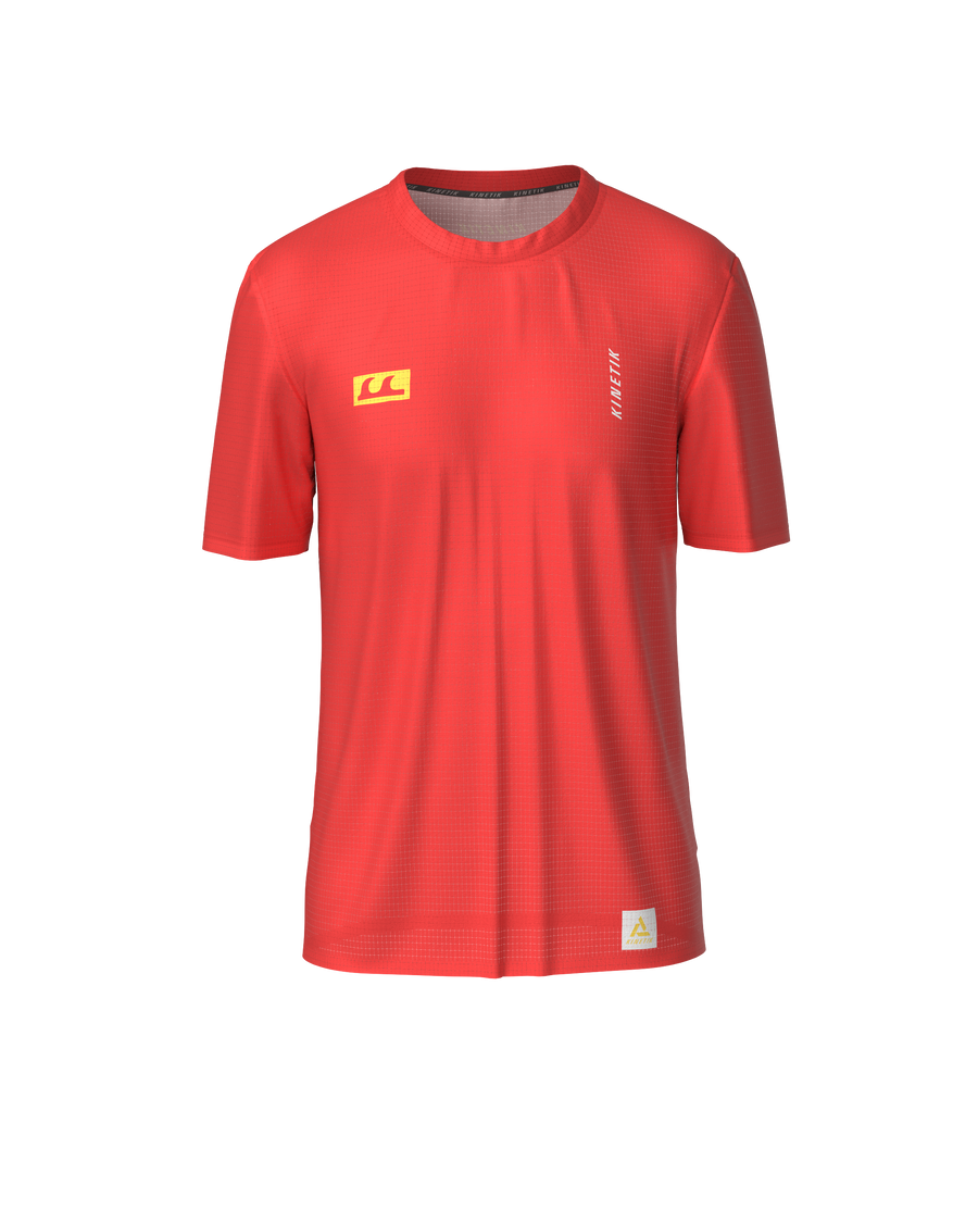FALKON MEN HOLIDAY SERIES RED - Maillots trail-running - 3 - kinetik-adrenalink