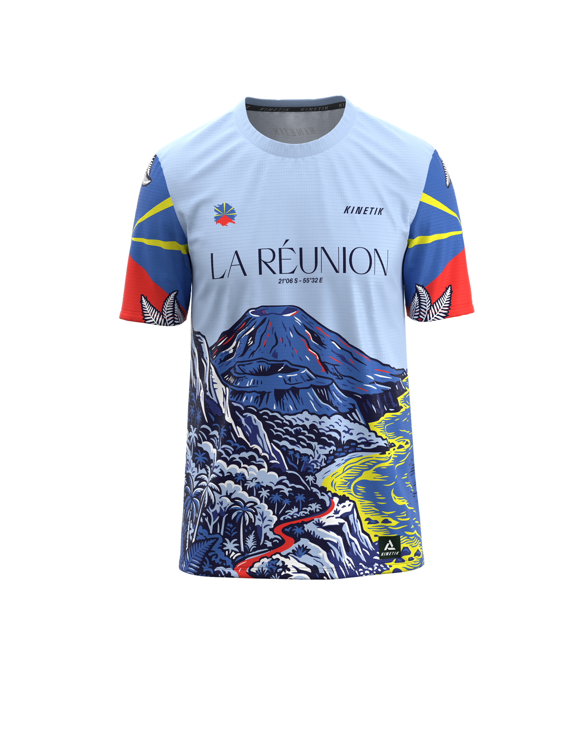 FALKON MEN LA REUNION PITON DE LA FOURNAISE - Maillots trail-running - 3 - kinetik-adrenalink