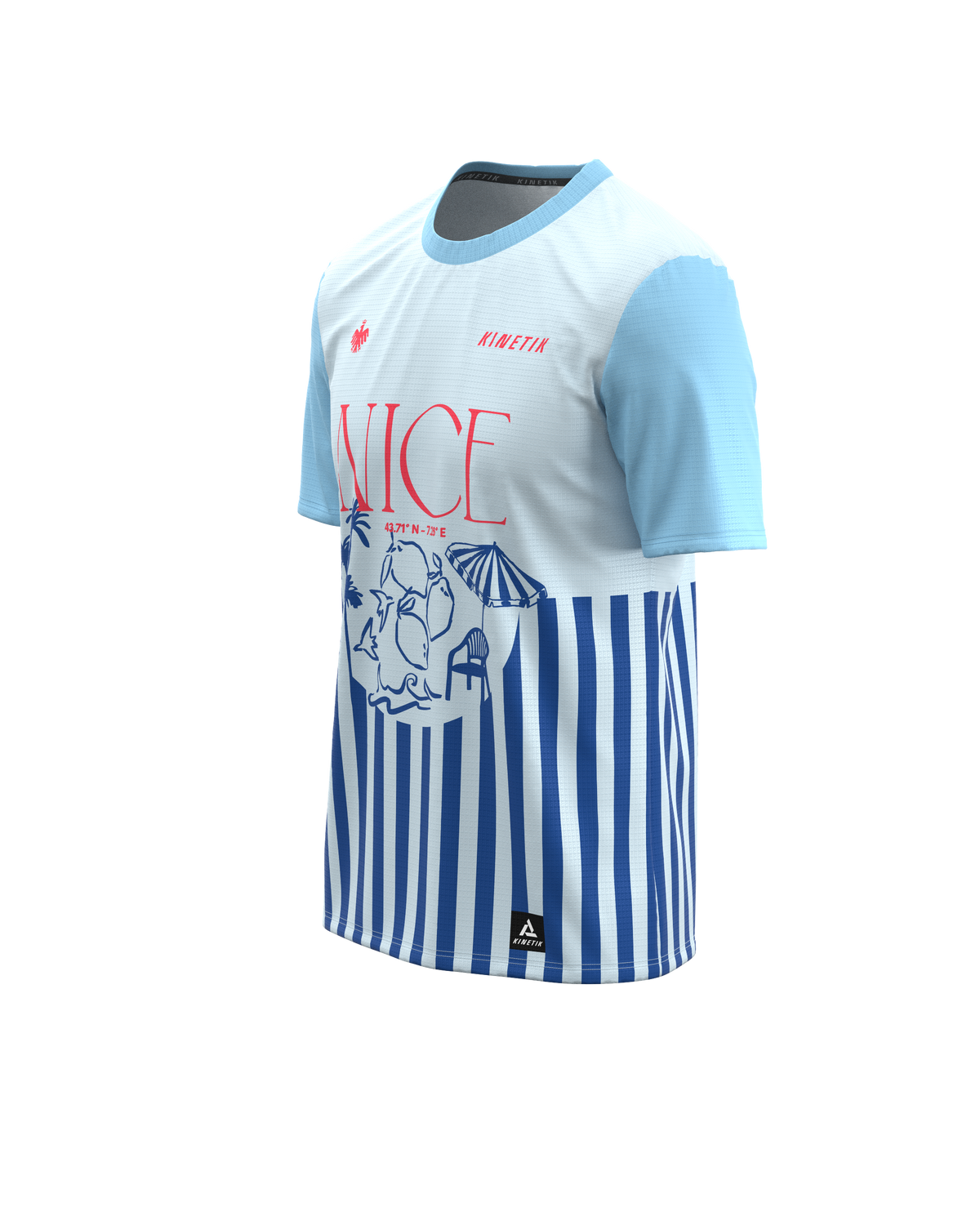 FALKON MEN NICE STRIPS - Maillots trail-running - 1 - kinetik-adrenalink