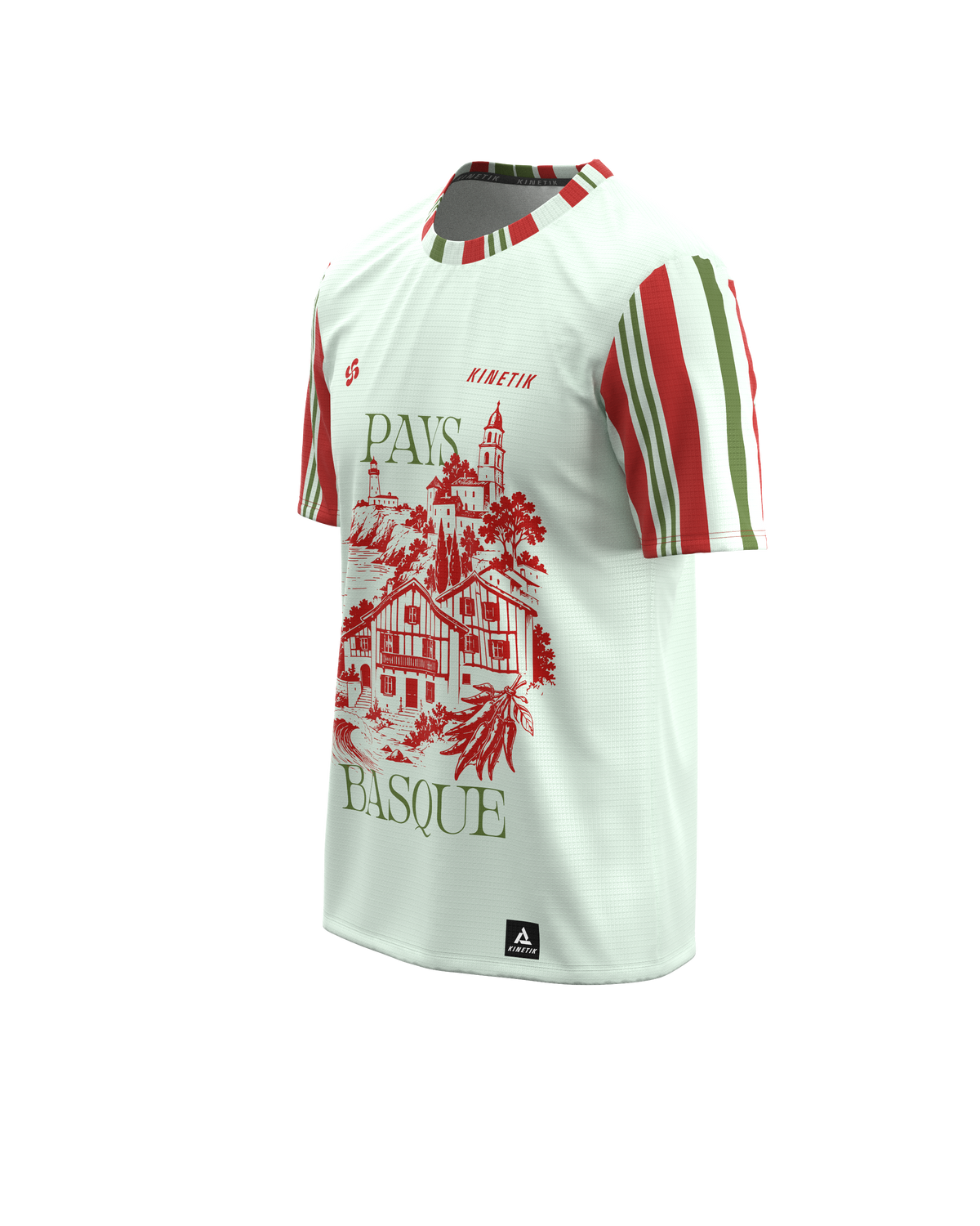 FALKON MEN PAYS BASQUE LANDSCAPE - Maillots trail-running - 1 - kinetik-adrenalink