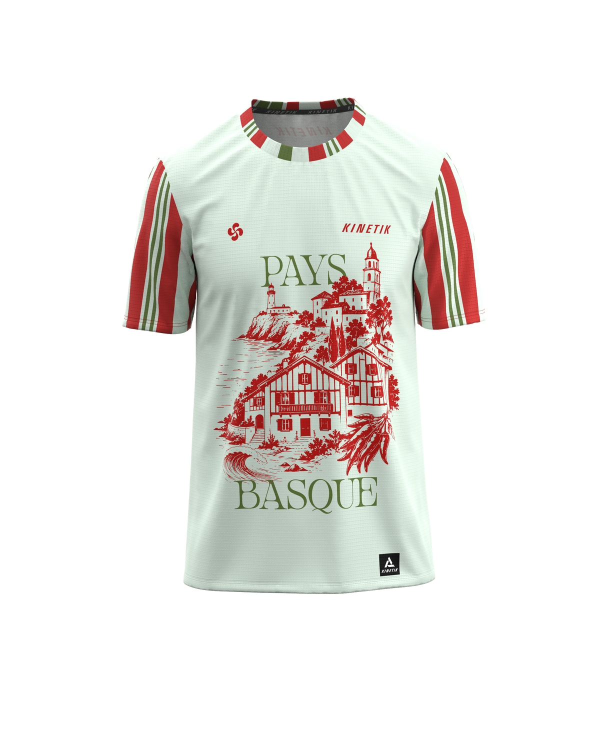 FALKON MEN PAYS BASQUE LANDSCAPE - Maillots trail-running - 3 - kinetik-adrenalink