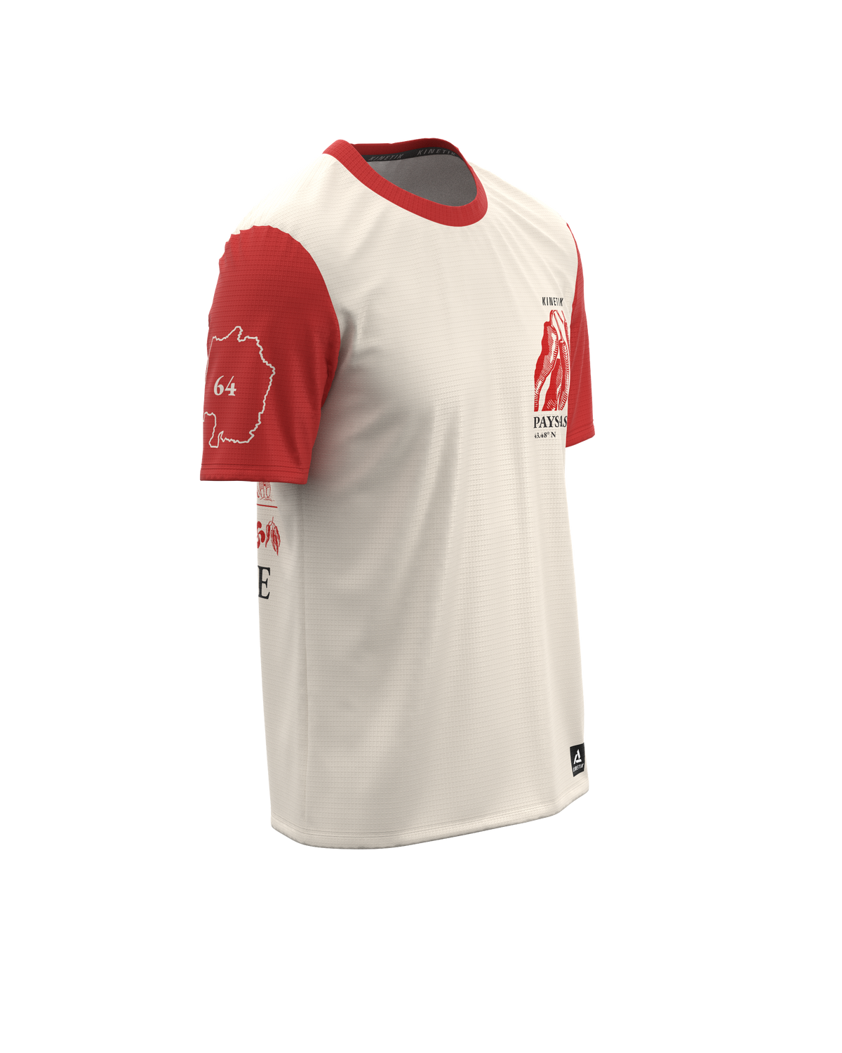 FALKON MEN PAYS BASQUE PEPPER - Maillots trail-running - 4 - kinetik-adrenalink