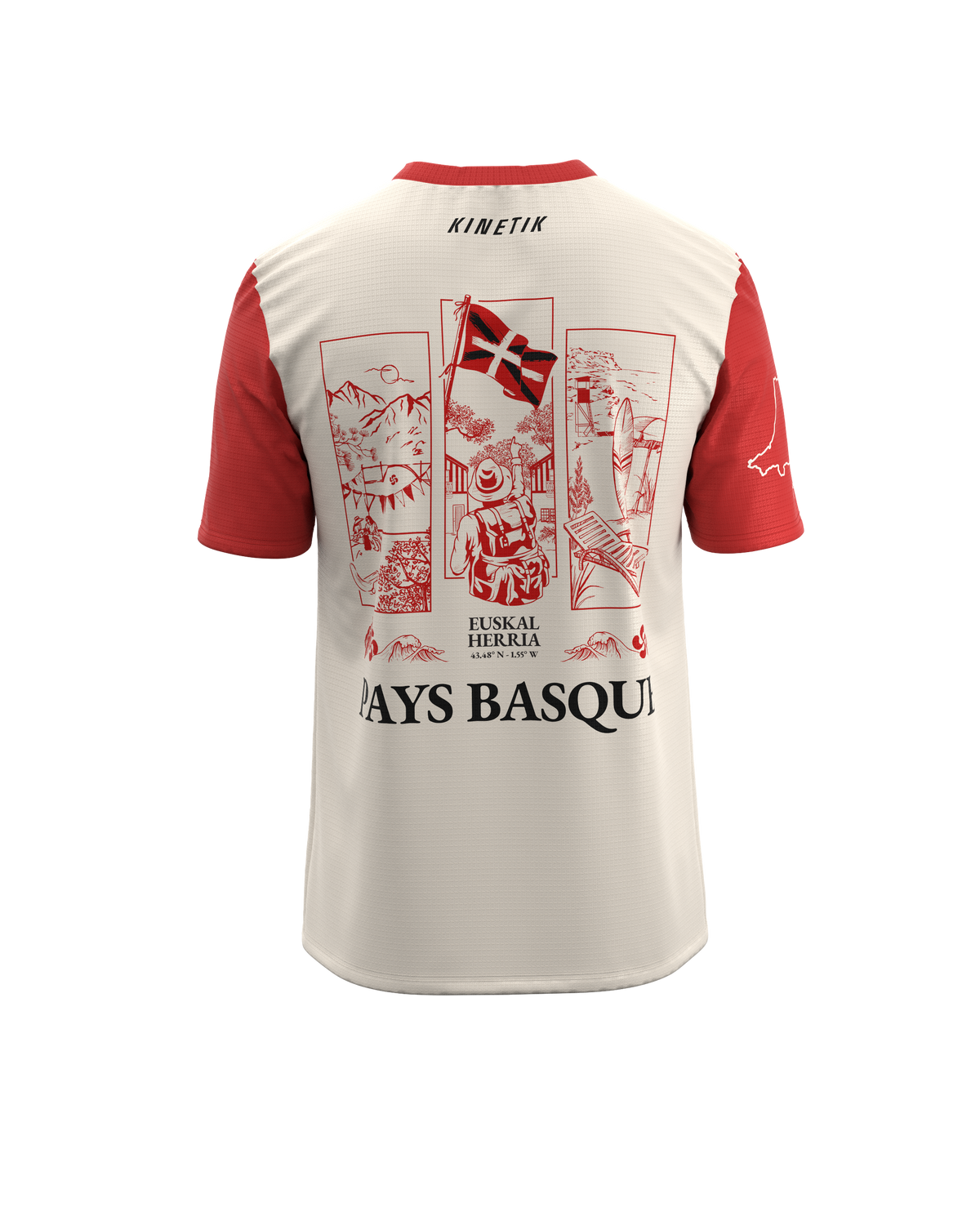 FALKON MEN PAYS BASQUE PEPPER - Maillots trail-running - 7 - kinetik-adrenalink