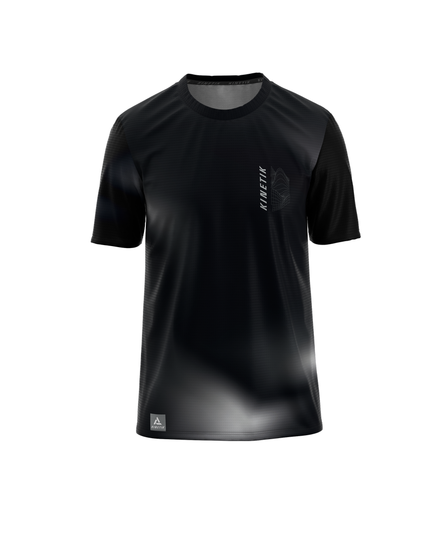 FALKON MEN THE TRAIL MOUVEMENT BLACK - Maillots trail-running - 2 - kinetik-adrenalink