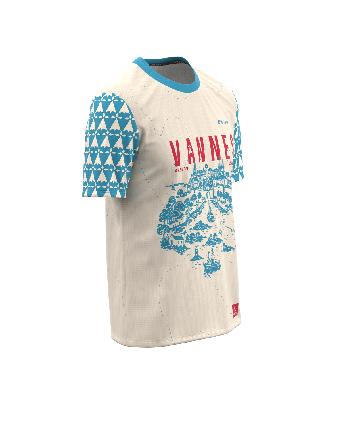 FALKON MEN VANNES BLEU - Maillots trail-running - 3 - kinetik-adrenalink