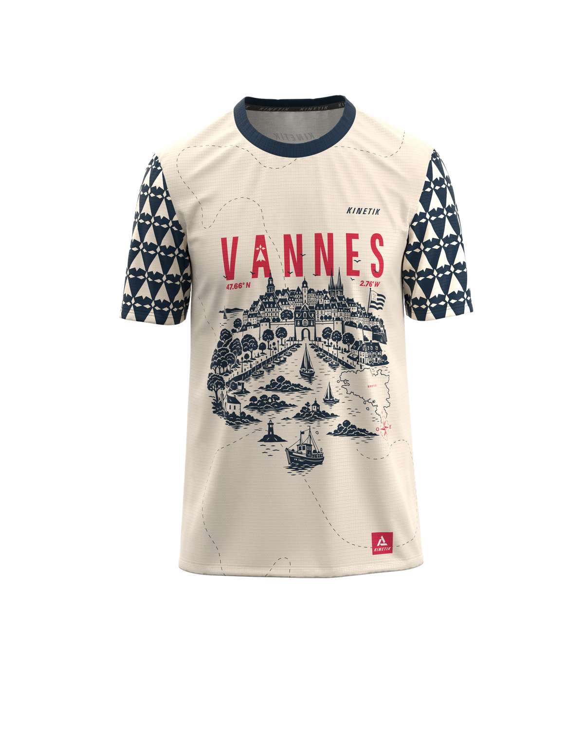 FALKON MEN VANNES NAVY - Maillots trail-running - 2 - kinetik-adrenalink