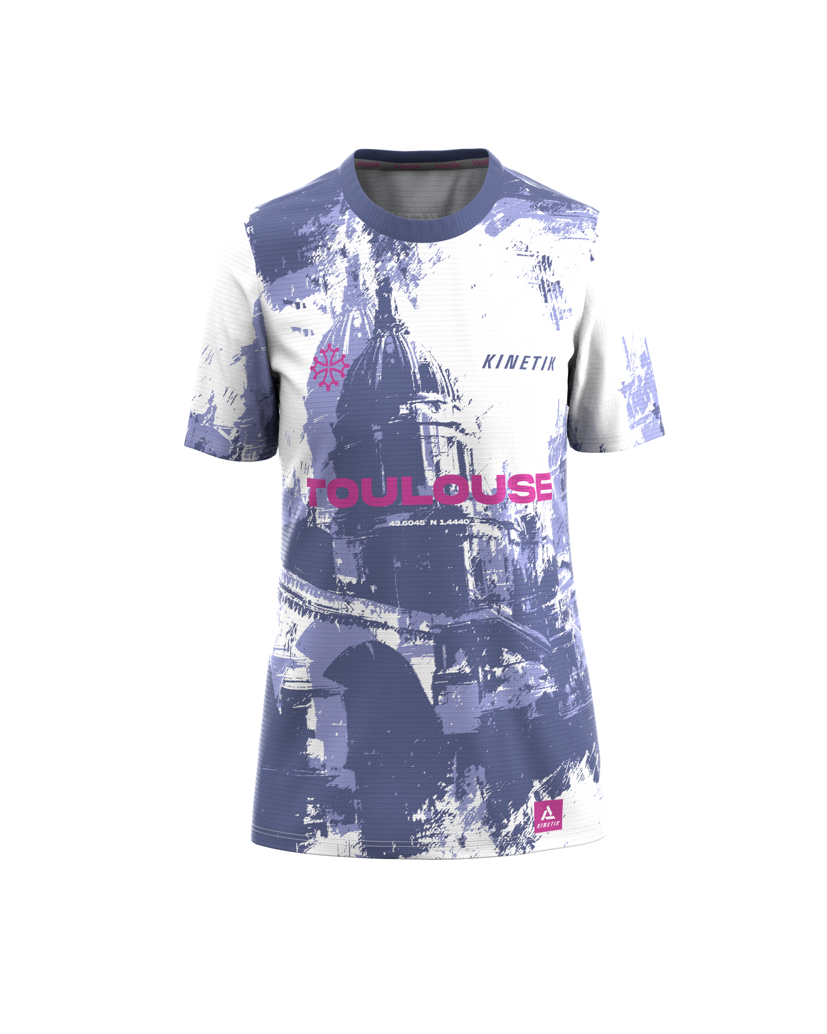 FALKON TOULOUSE PINK WOMEN - Maillots trail-running - 3 - kinetik-adrenalink