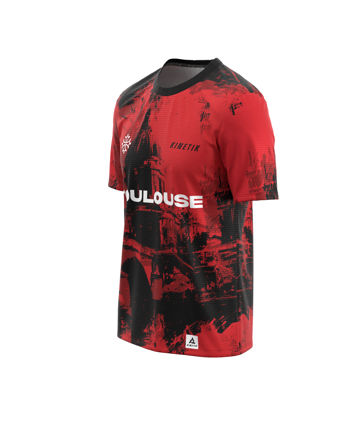 FALKON TOULOUSE RED MEN - Maillots trail-running - 1 - kinetik-adrenalink