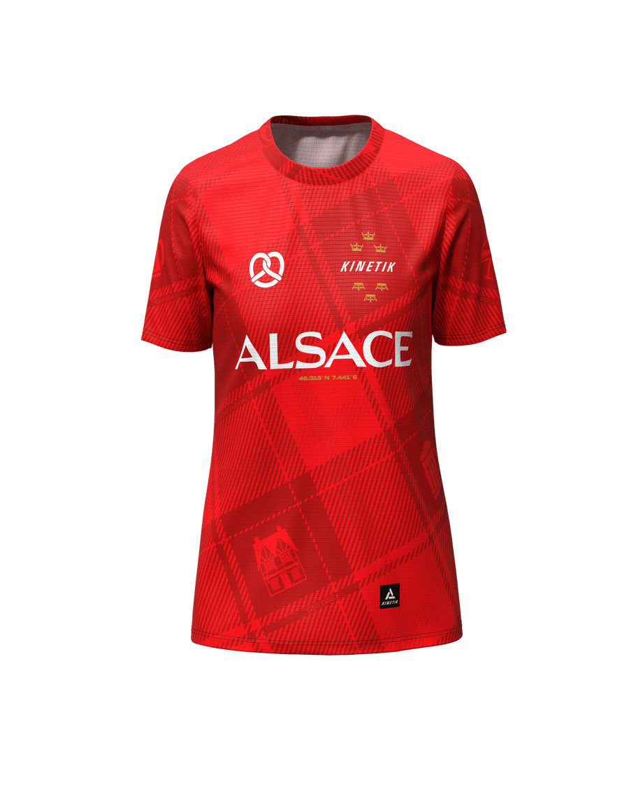 FALKON WOMEN ALSACE - women's short-sleeve trail running jersey - kinetik-adrenalink