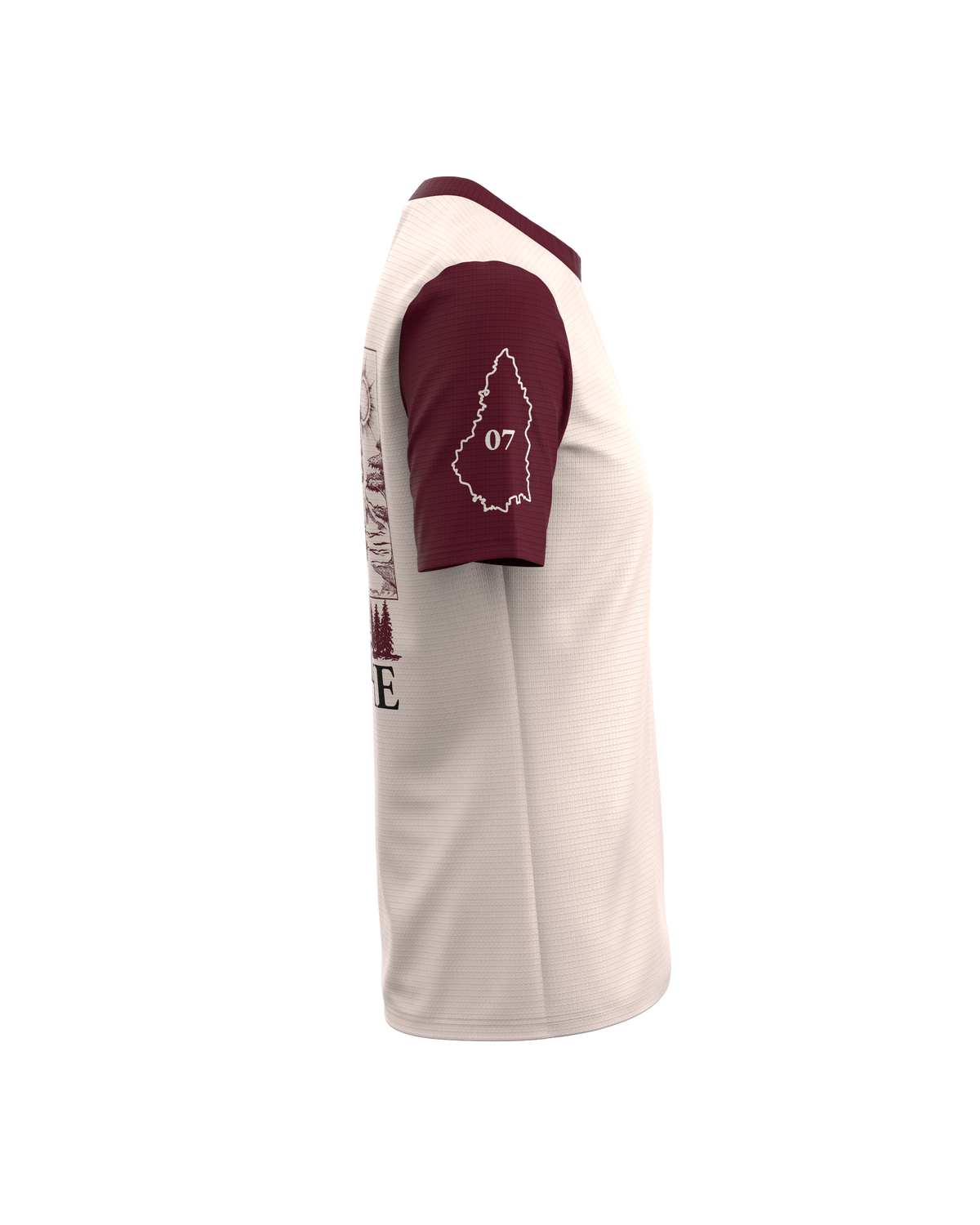 FALKON WOMEN ARDECHE BORDEAUX - Maillots trail-running - 5 - kinetik-adrenalink