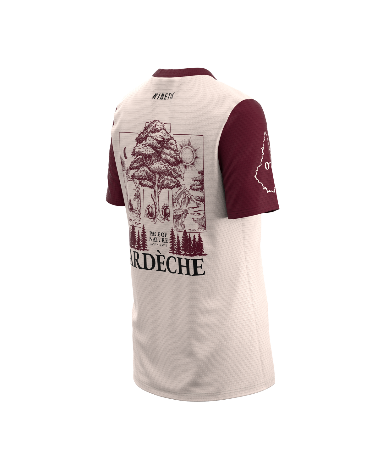 FALKON WOMEN ARDECHE BORDEAUX - Maillots trail-running - 6 - kinetik-adrenalink