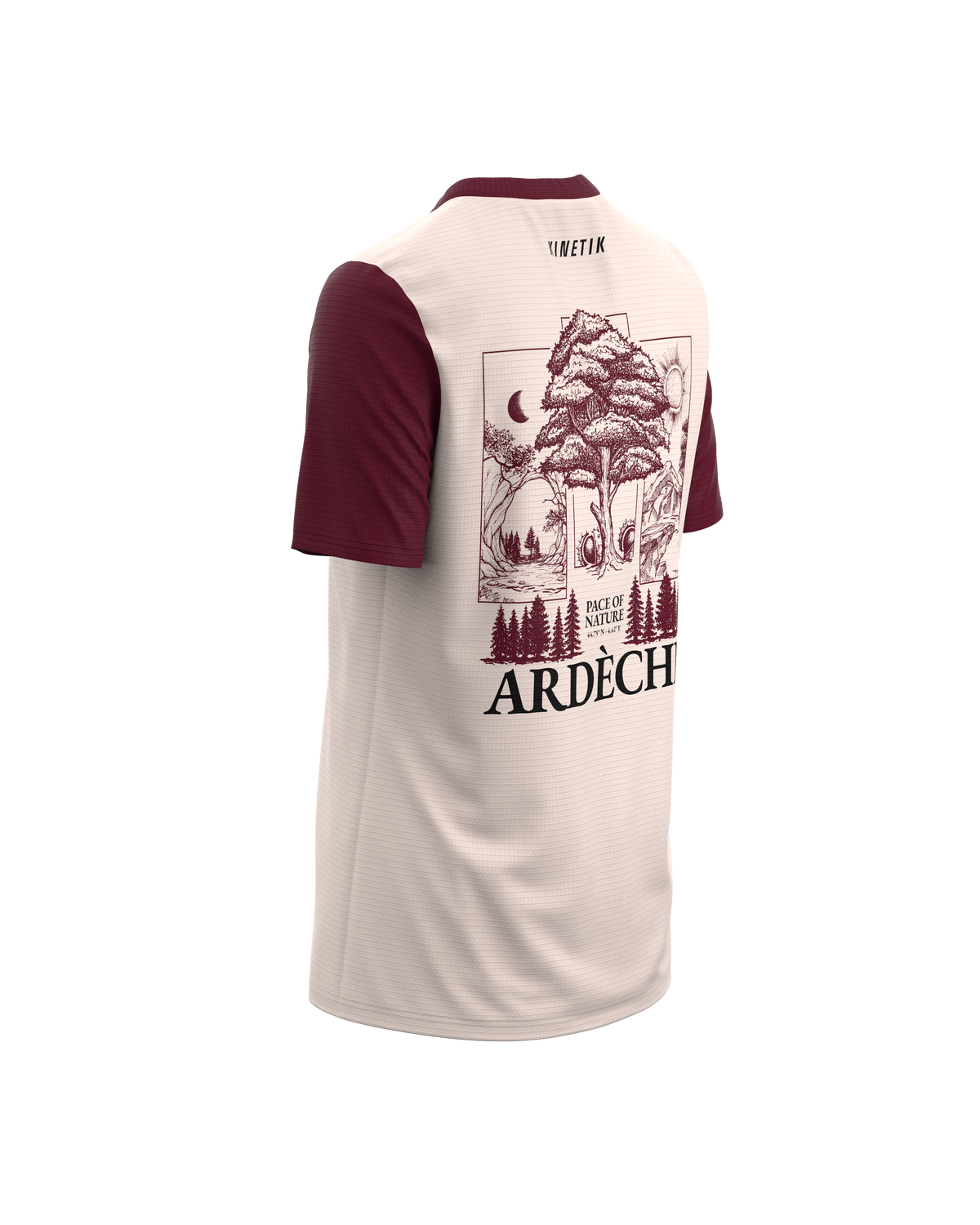 FALKON WOMEN ARDECHE BORDEAUX - Maillots trail-running - 7 - kinetik-adrenalink