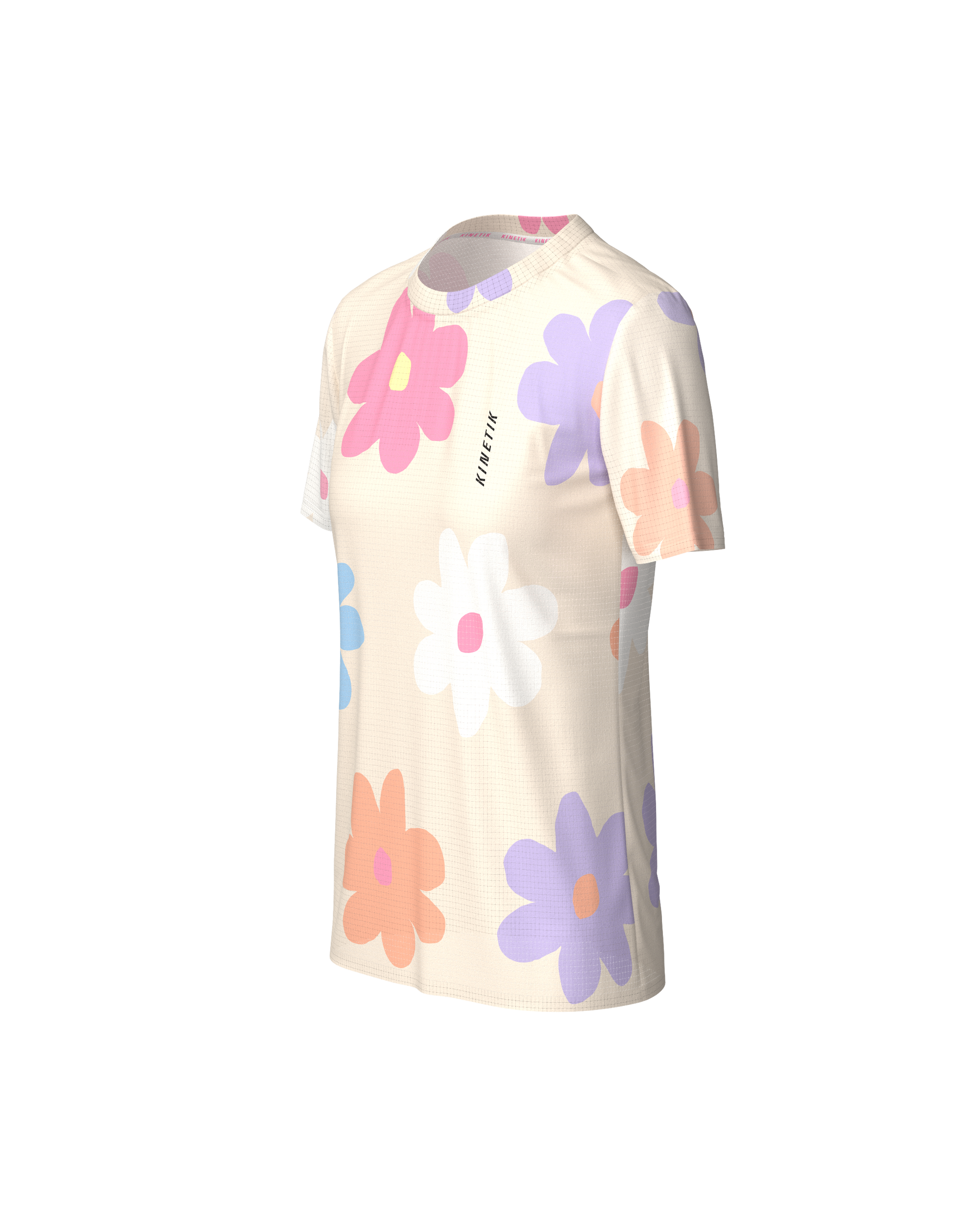 FALKON WOMEN COTTON FLORE - Maillots trail-running - 1 - kinetik-adrenalink