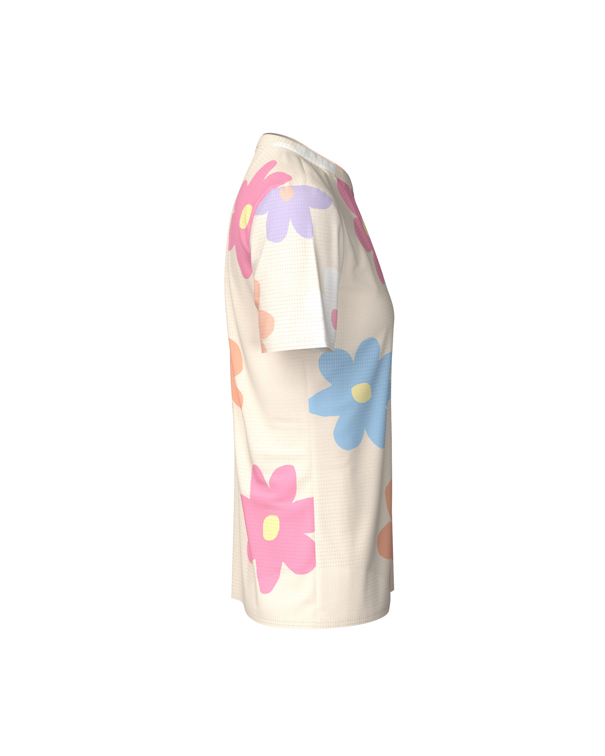 FALKON WOMEN COTTON FLORE - Maillots trail-running - 5 - kinetik-adrenalink