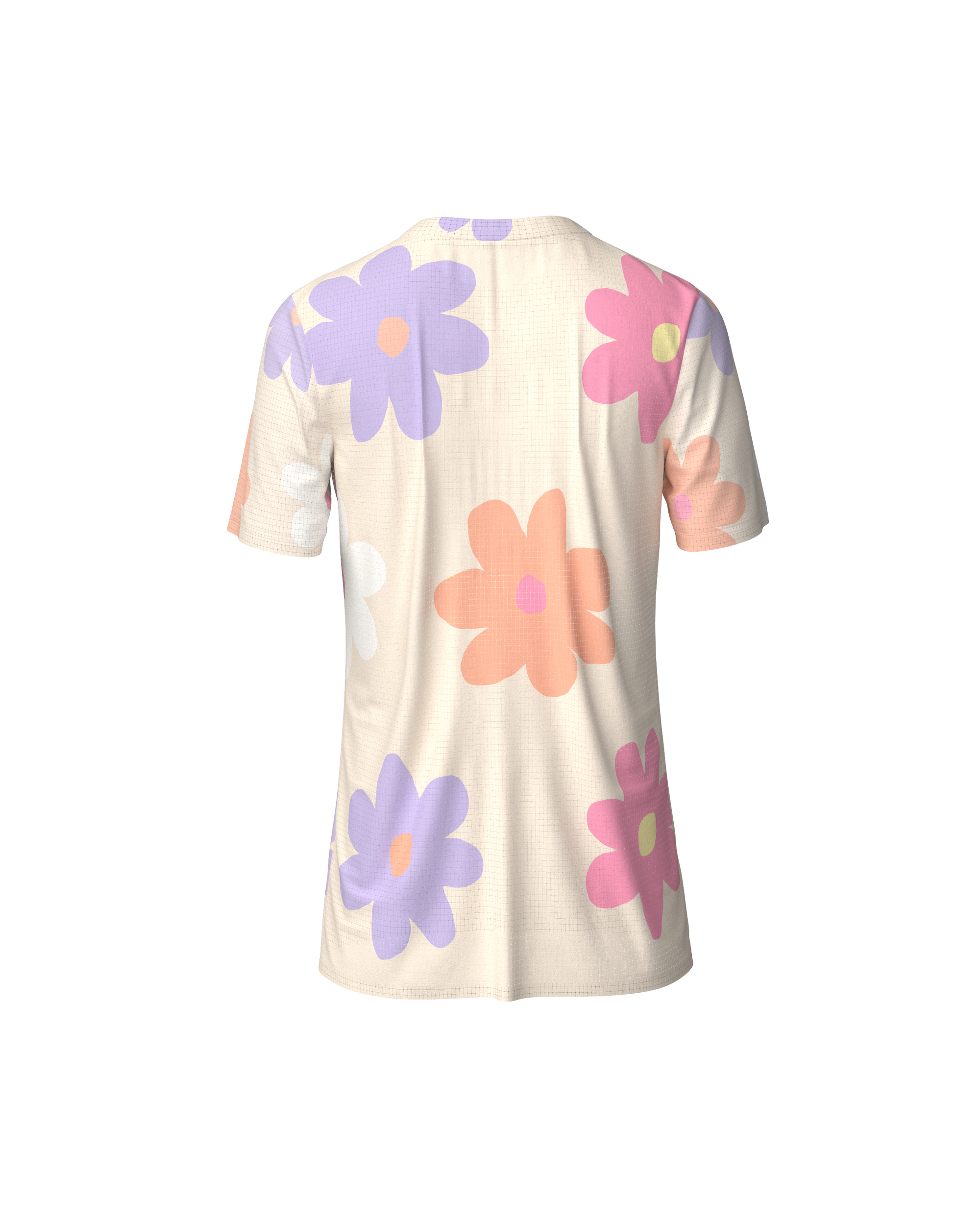 FALKON WOMEN COTTON FLORE - Maillots trail-running - 7 - kinetik-adrenalink