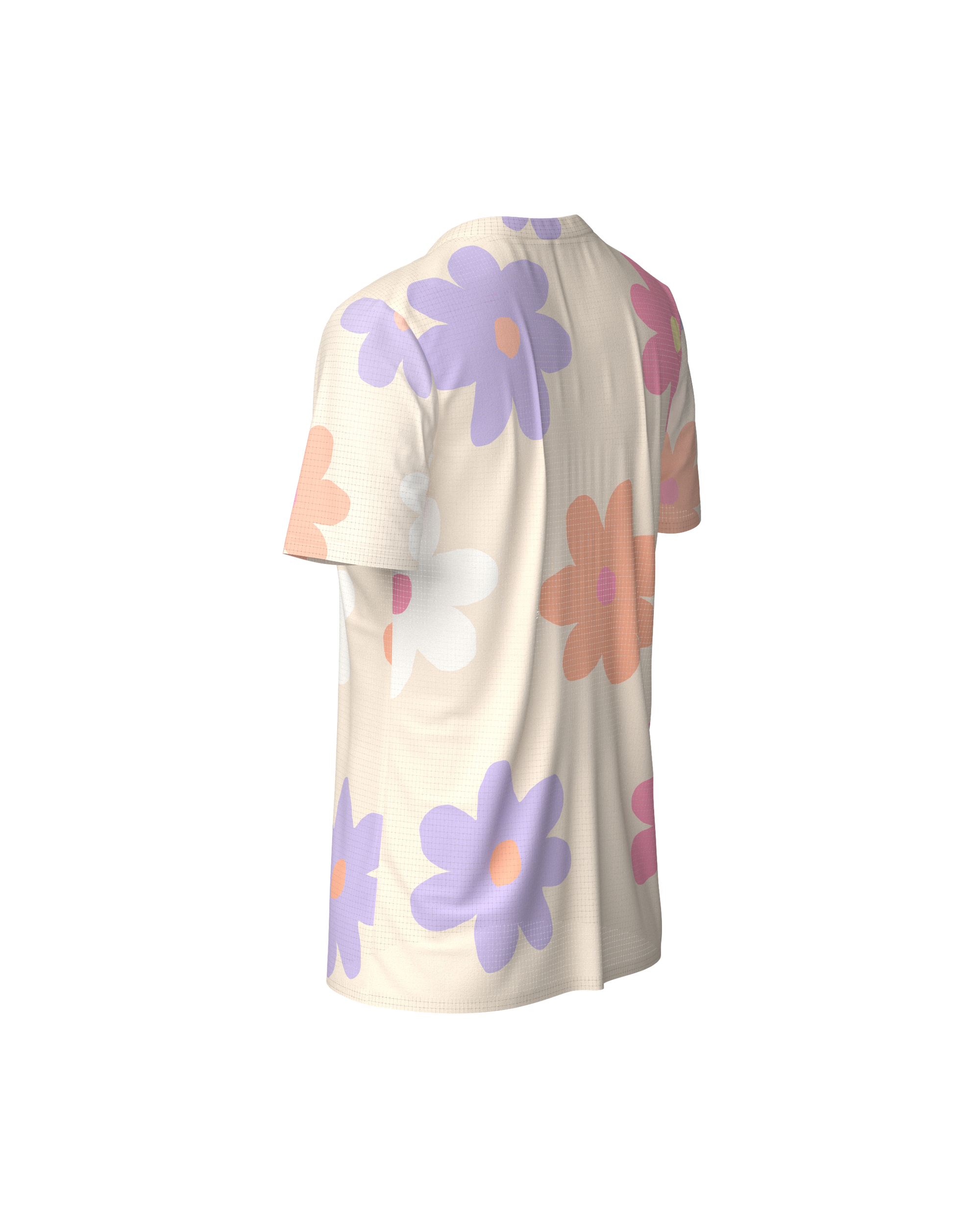 FALKON WOMEN COTTON FLORE - Maillots trail-running - 8 - kinetik-adrenalink