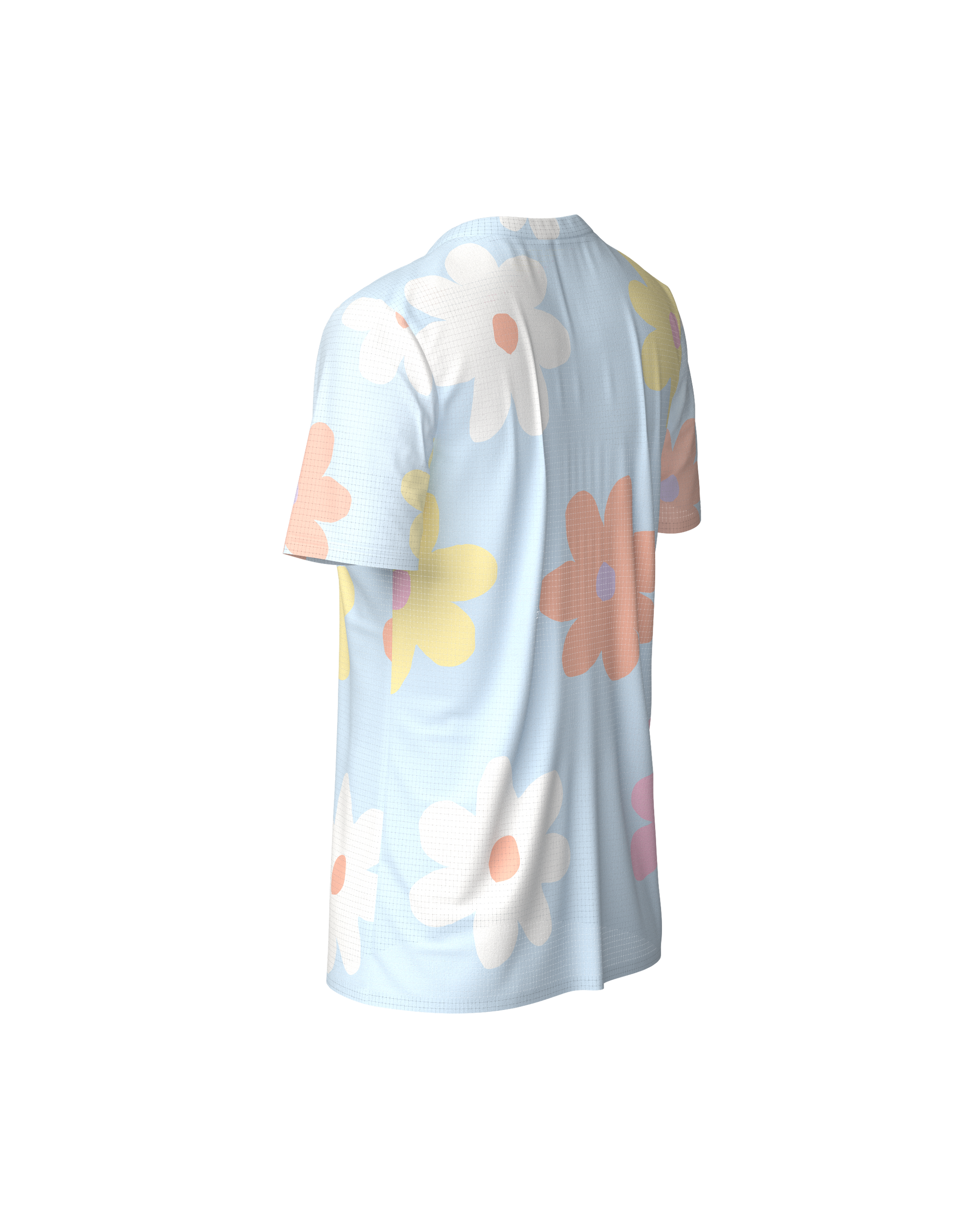 FALKON WOMEN FLORE POWDER BLUE - Maillots trail-running - 8 - kinetik-adrenalink