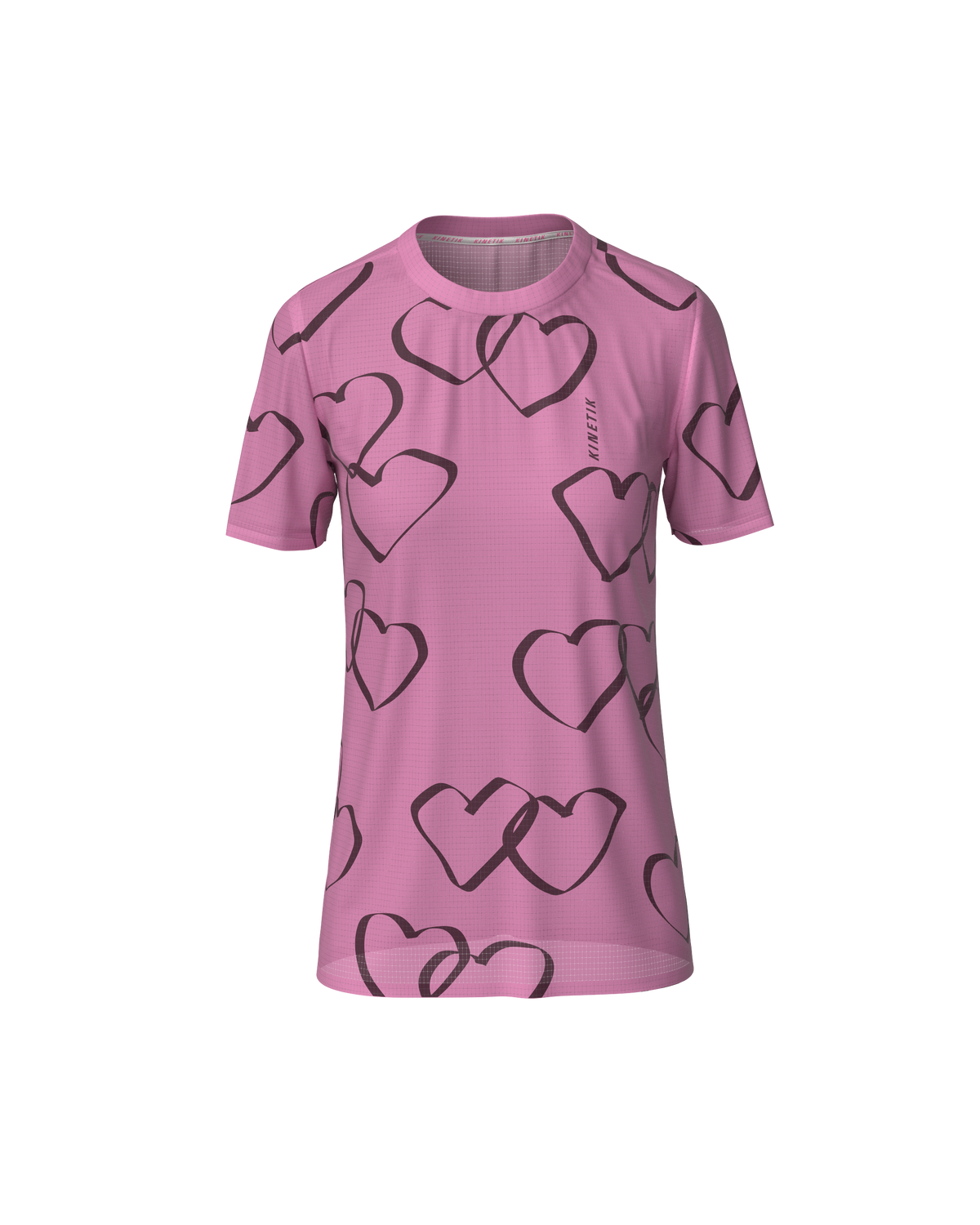 FALKON WOMEN HEART PARADE FLAMINGO - Maillots trail-running - 3 - kinetik-adrenalink
