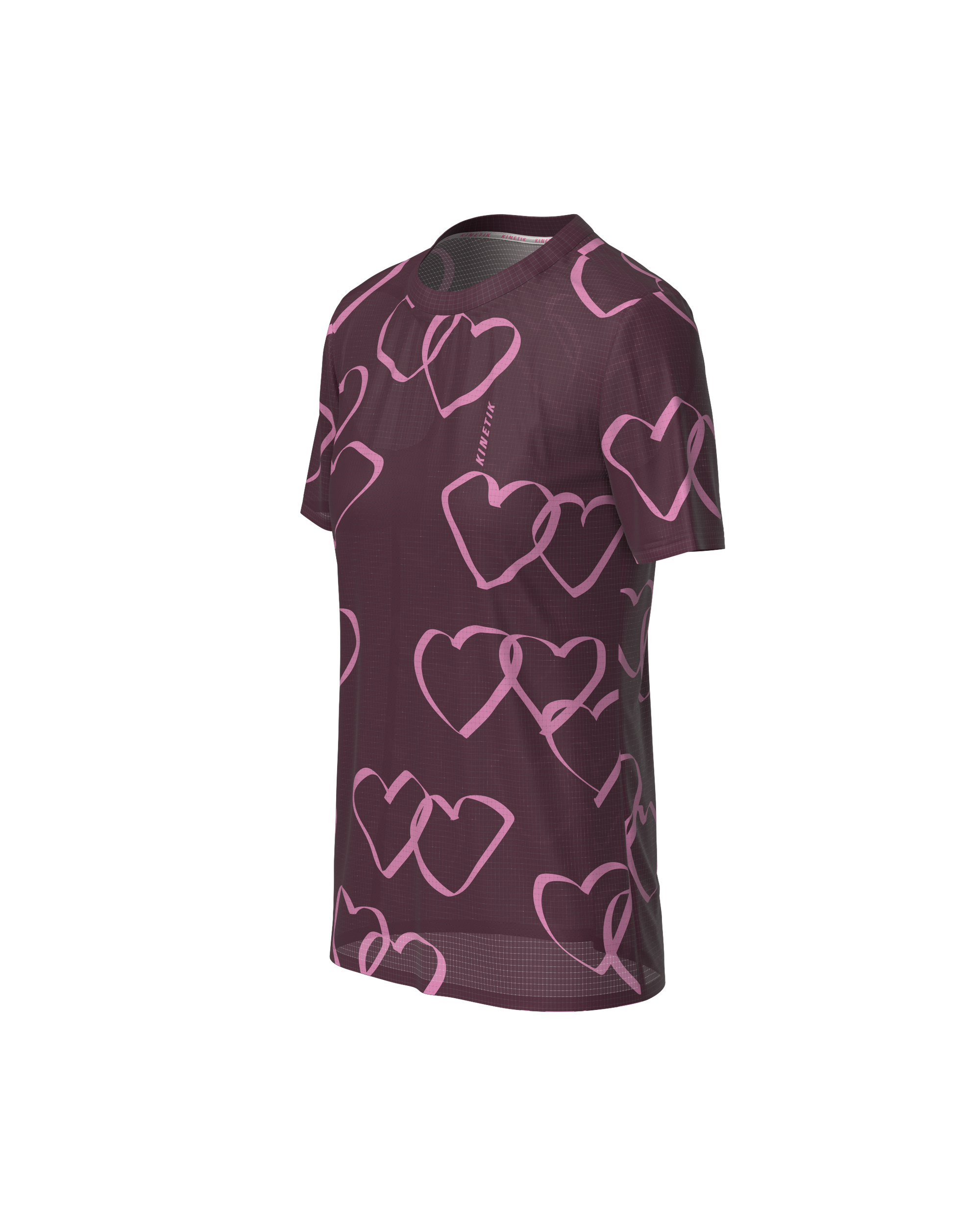 FALKON WOMEN HEART PARADE GRAPE JUICE - Maillots trail-running - 1 - kinetik-adrenalink