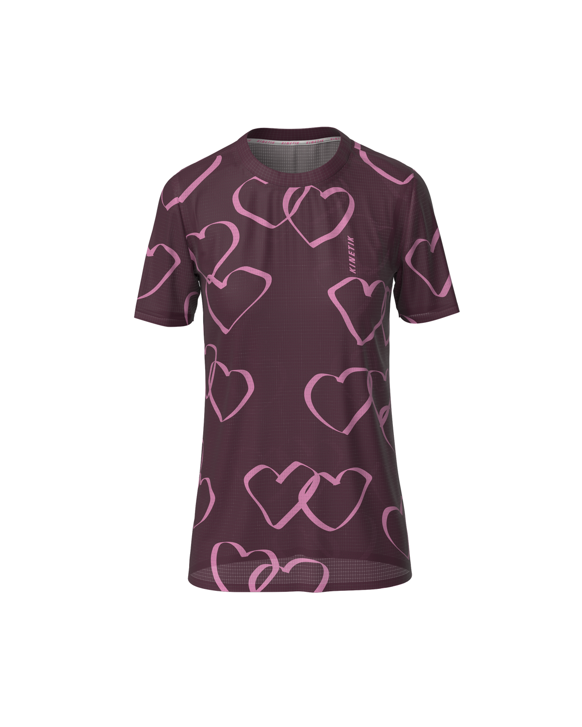 FALKON WOMEN HEART PARADE GRAPE JUICE - Maillots trail-running - 3 - kinetik-adrenalink