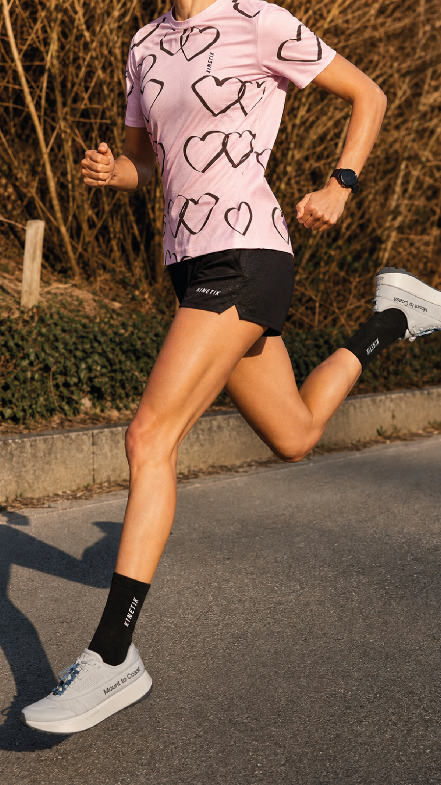 FALKON WOMEN HEART PARADE PETAL PINK - Maillots trail-running - 2 - kinetik-adrenalink