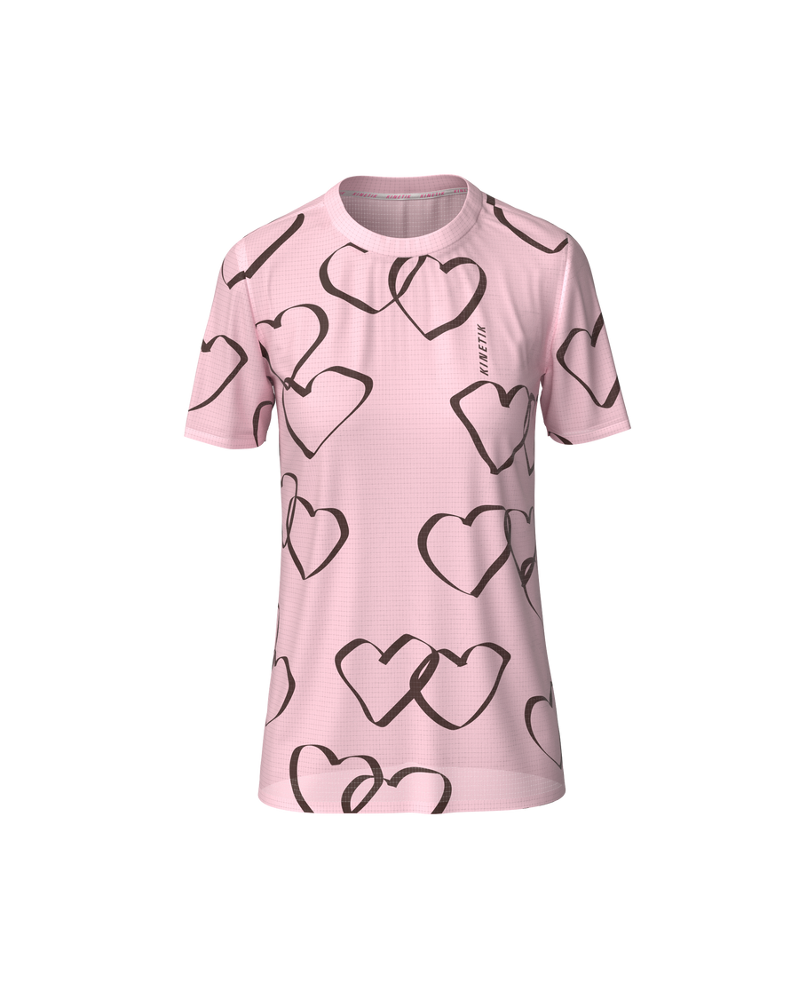 FALKON WOMEN HEART PARADE PETAL PINK - Maillots trail-running - 3 - kinetik-adrenalink