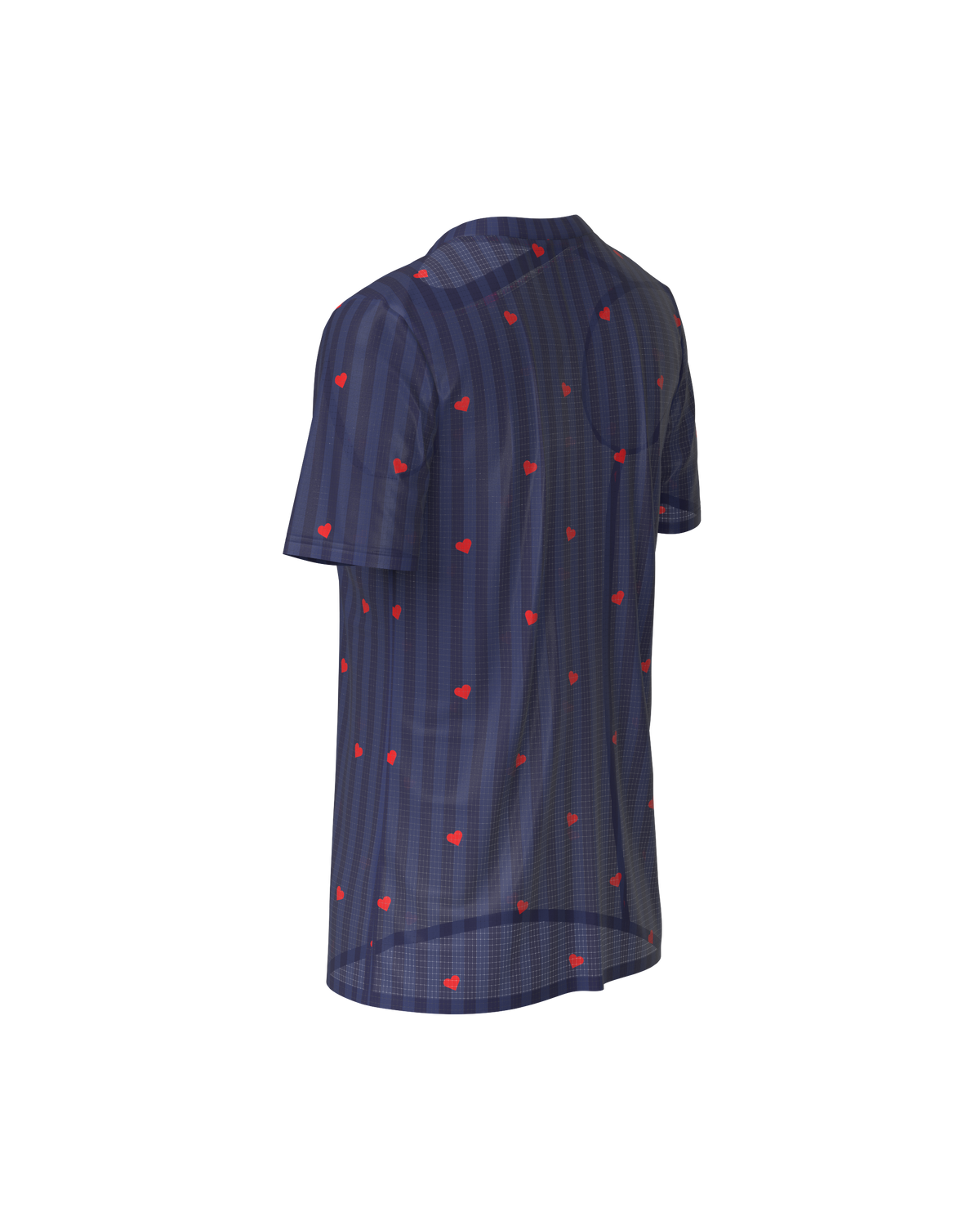 Maillots trail-running FALKON WOMEN LOVE STRIPE NAVY - 8 - kinetik