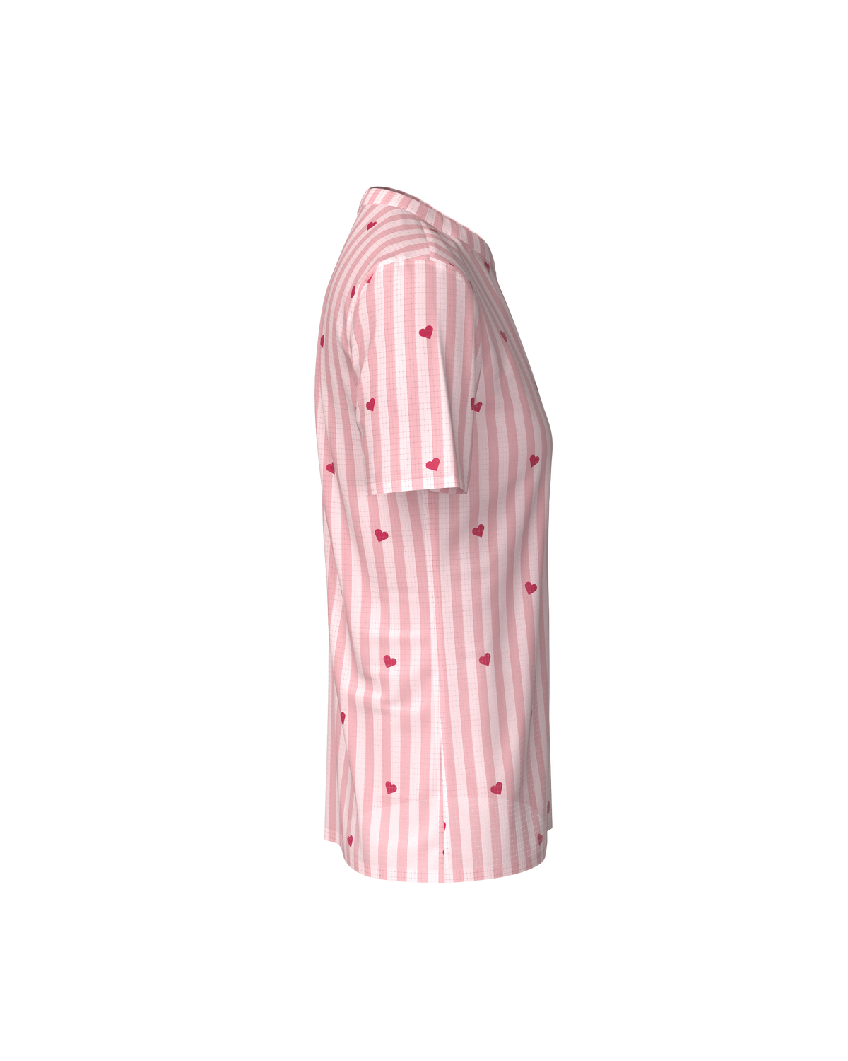 Maillots trail-running FALKON WOMEN LOVE STRIPE PINK - 5 - kinetik
